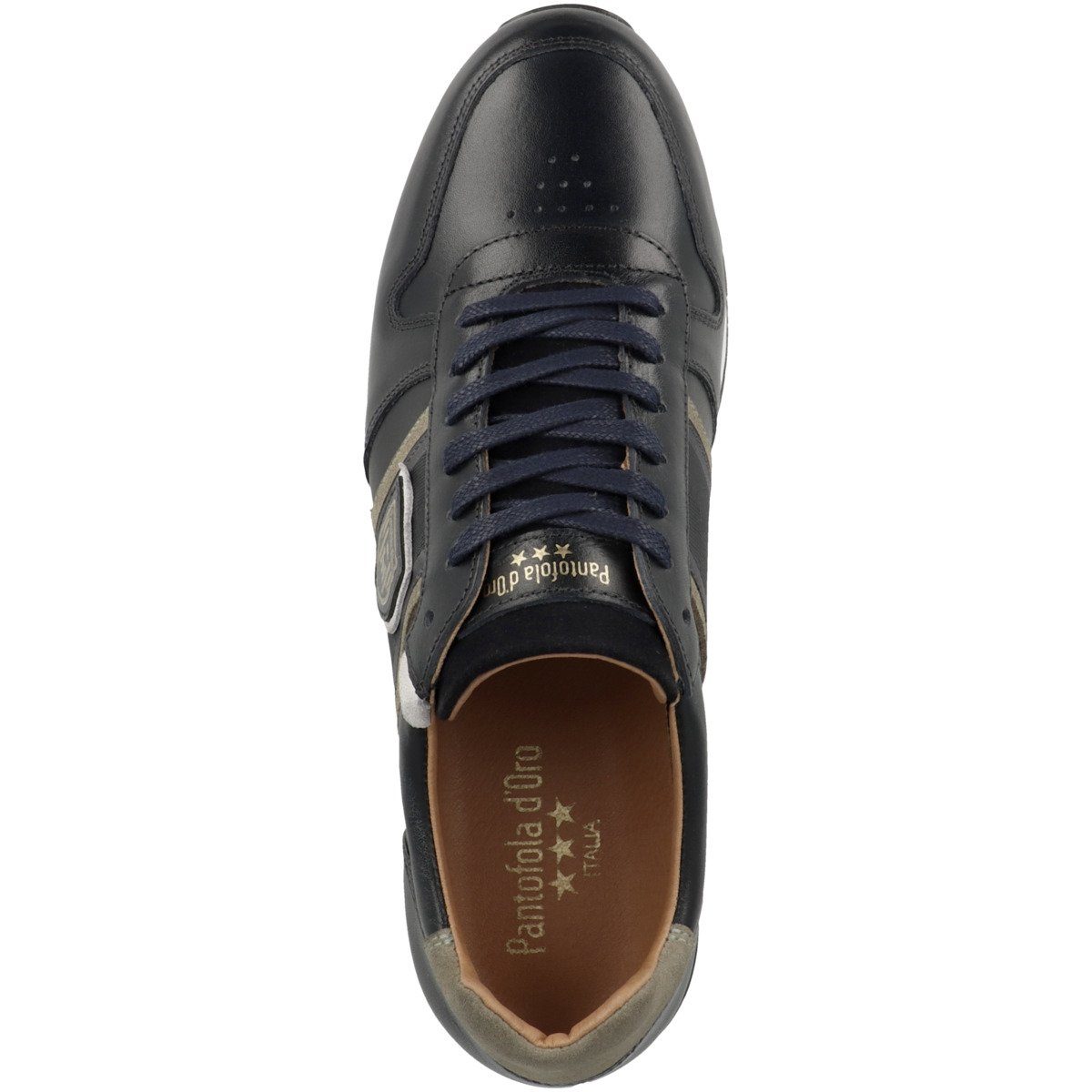 Low Sneaker Herren dunkelblau d´Oro Sangano Pantofola Uomo