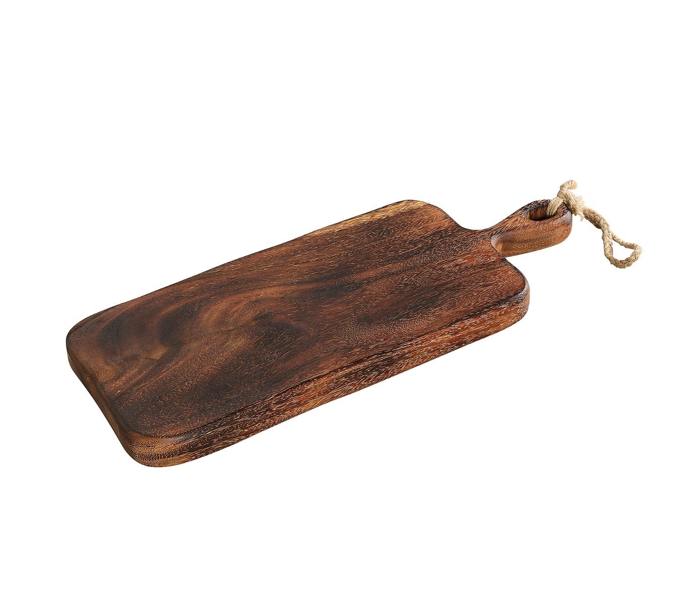 ZASSENHAUS Servierbrett Griff-/Servierbrett Akazienholz 46 x 18 cm, Akazienholz, (Schneidebretter)