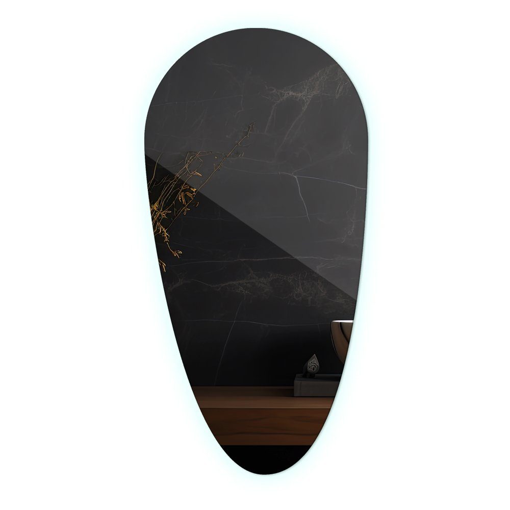 Badspiegel Modern Spiegel Wandspiegel mit LED Beleuchtung (Kaltweiß 6500K)