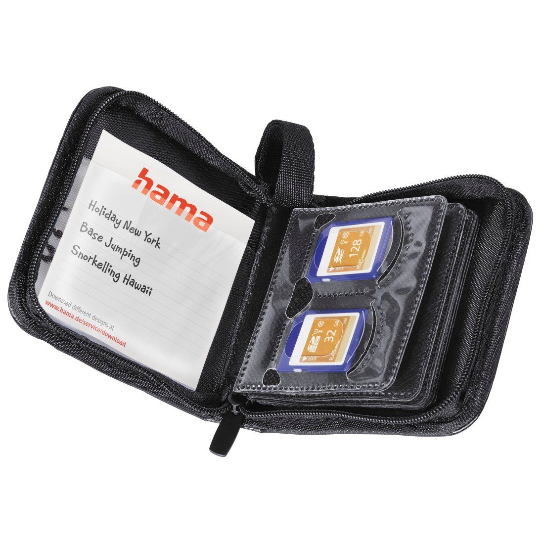 Hama Fototasche Speicherkarten Tasche, Schwarz, max. günstig online kaufen