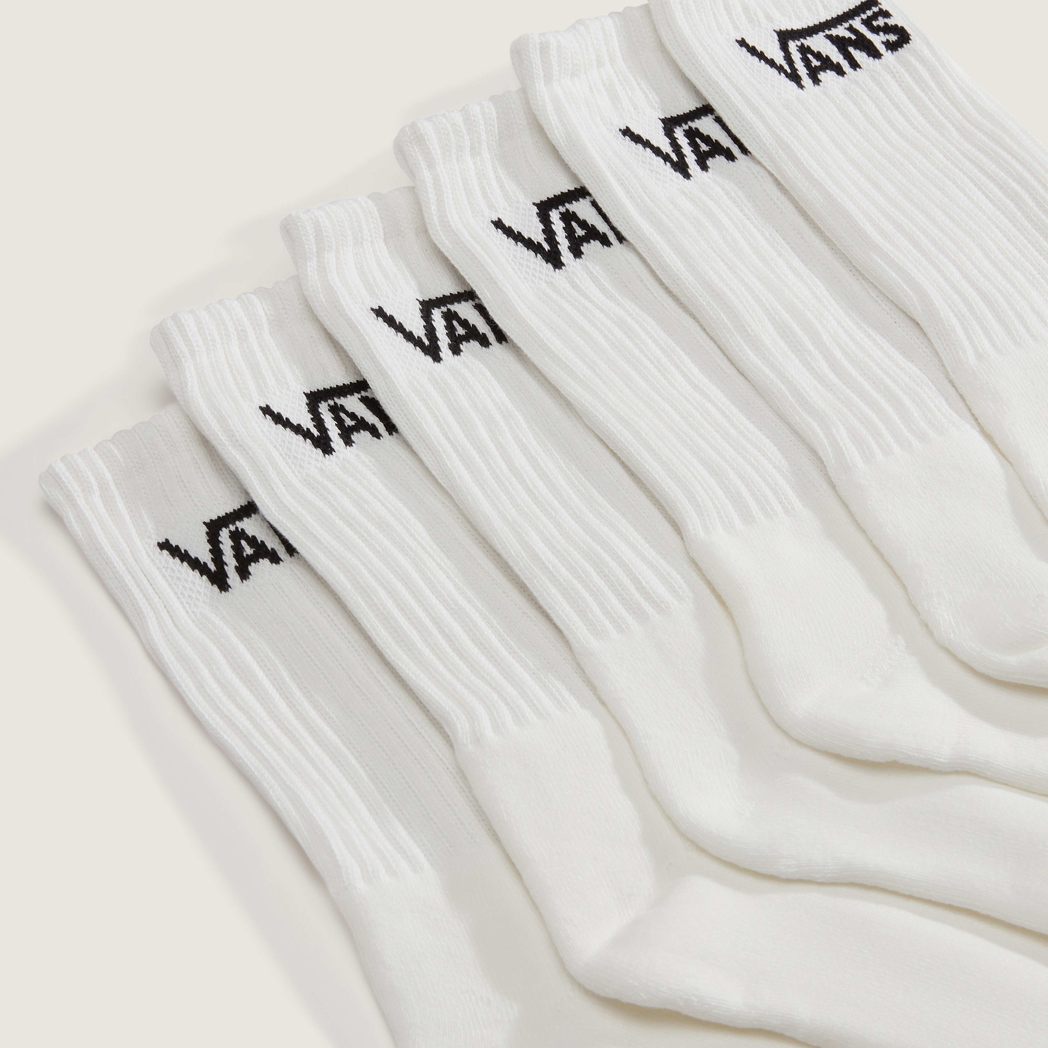 Vans Sportsocken CLASSIC CREW (6-Paar) für Erwachsene, sportlicher Stil, sechs Paar im Set