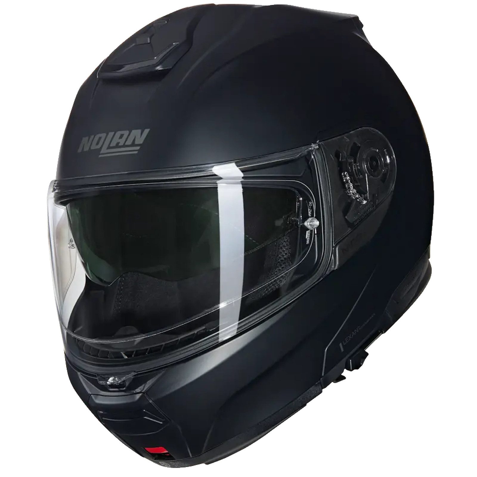 NOLAN Motorradhelm Nolan N100-6 Classico N-Com Klapphelm matt-schwarz (1er Set)