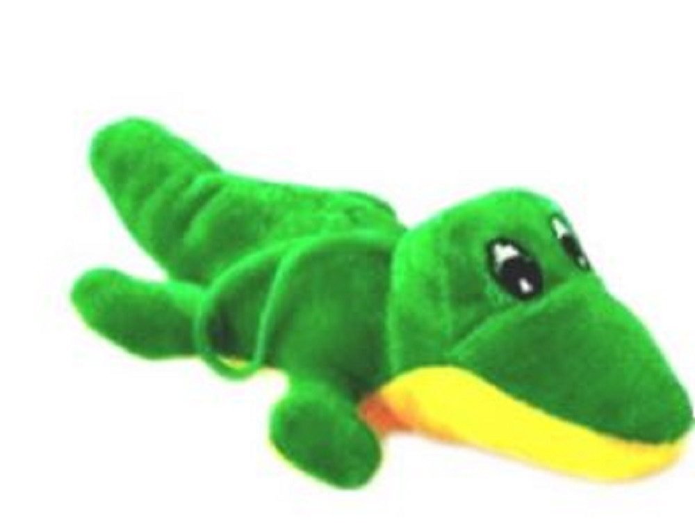 K-Toys Kuscheltier Krokodil ca 17cm, 3 farbig / witzig und Knuffig / Krokodile (1-St), als Mitgebsel, Mitbringsel, Kindergarten, Geschenke
