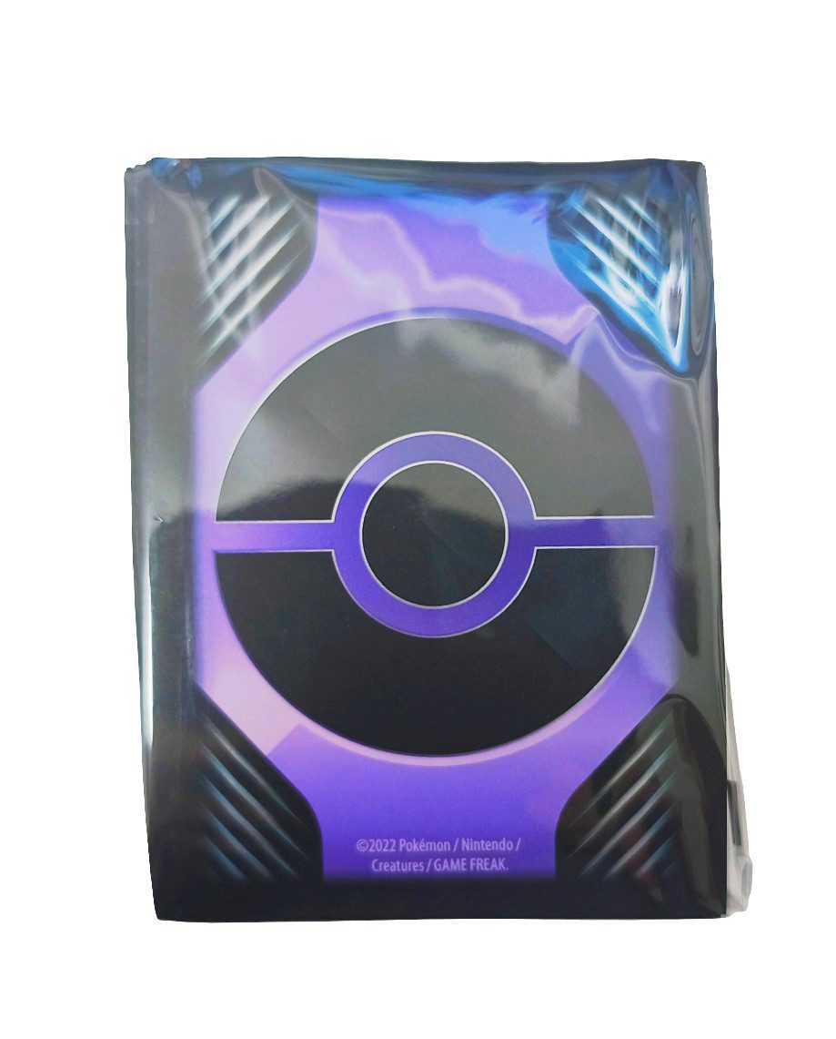 The Pokémon Company International Spiel Pokémon 65 Soft Sleeves mit lila Pokeball Trainer Artwork