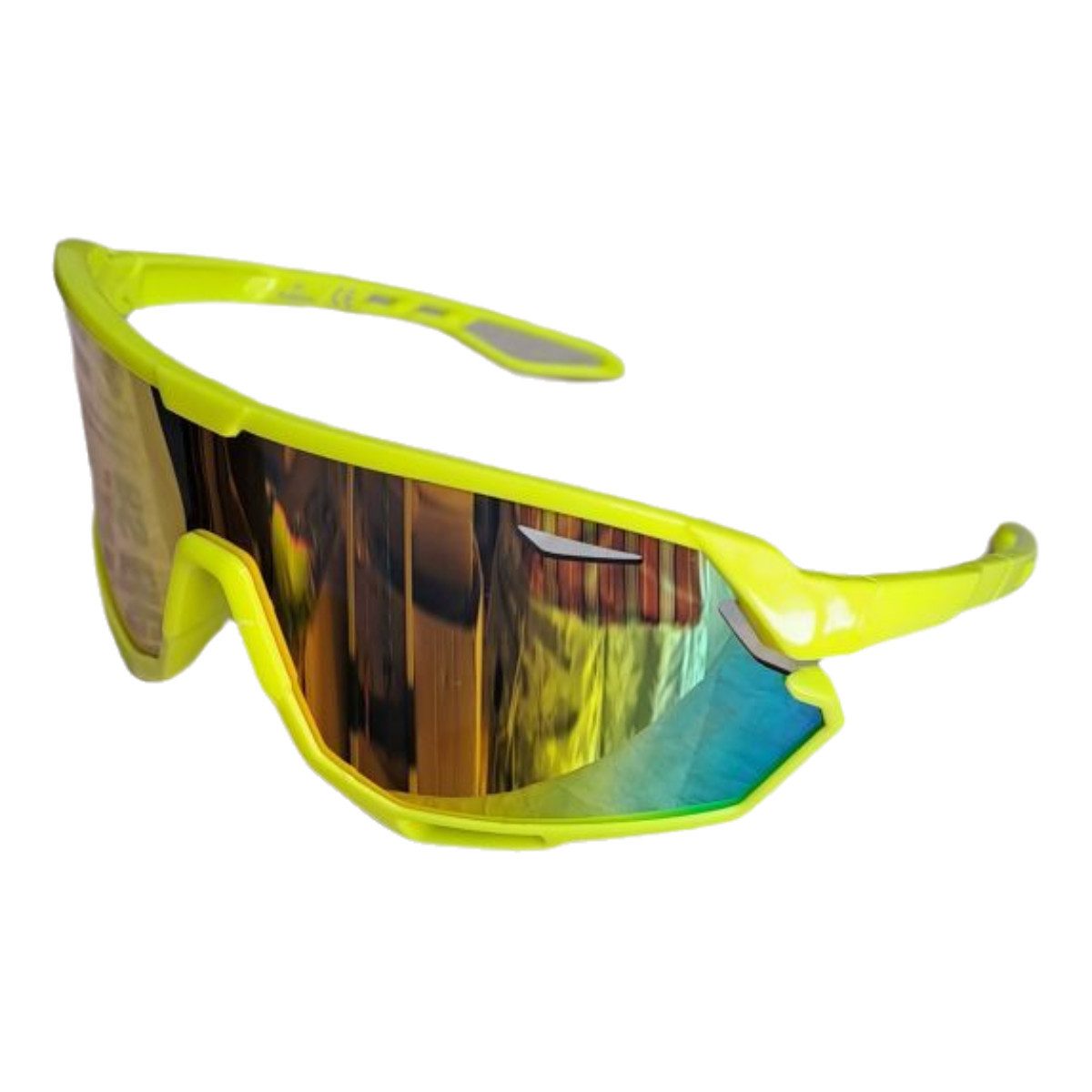 emeco Sonnenbrille Kinder Sonnenbrille Radbrille Sportbrille Fahrrad Brille LS5056 GELB-G
