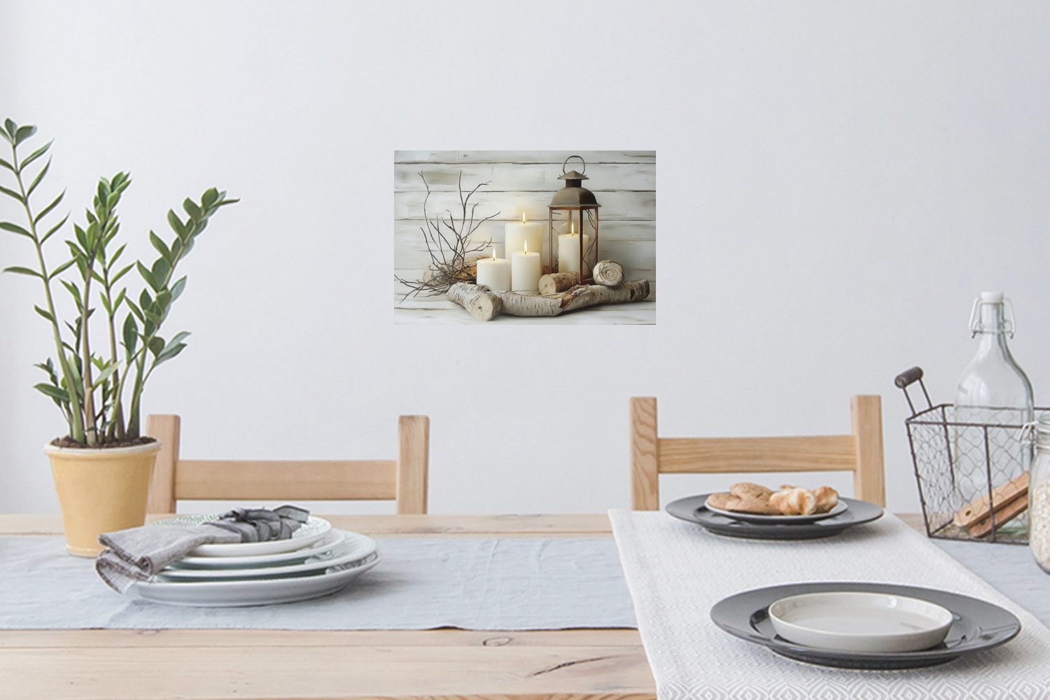 MuchoWow Wandsticker Stilleben - Weiß - günstig online kaufen