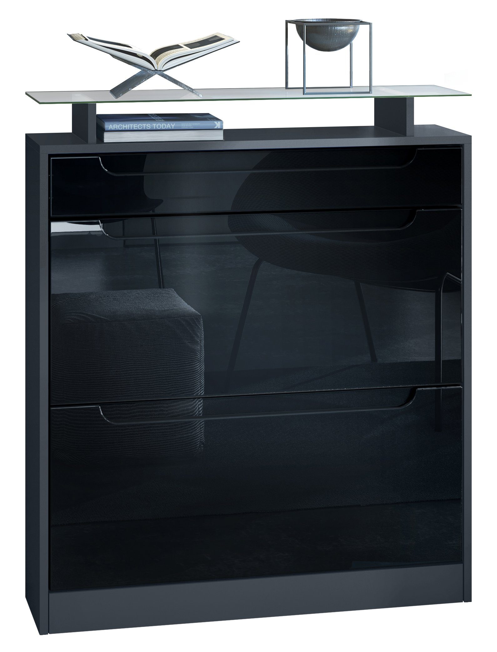 Vladon Schuhschrank Fiesta (Schuhkipper für 16 günstig online kaufen