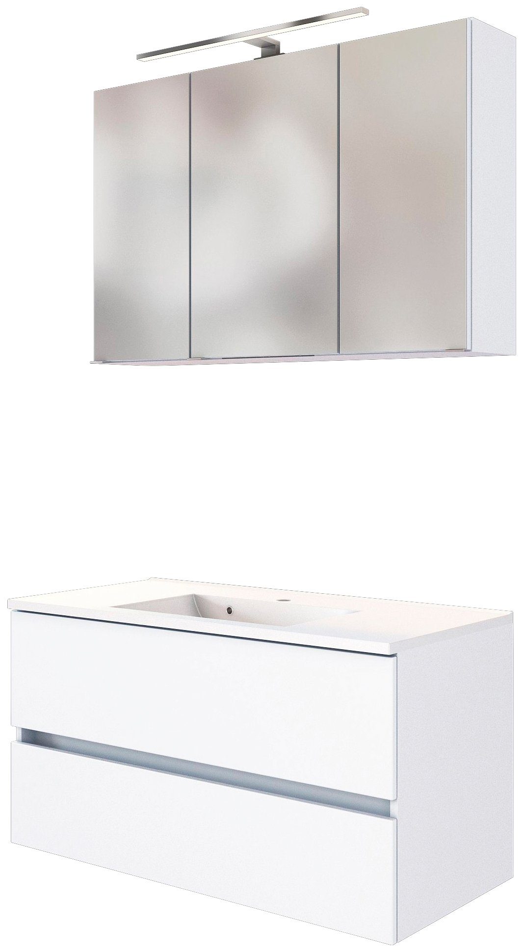 welltime Badmöbel-Set Baabe, (Set, 2-St), Breite günstig online kaufen