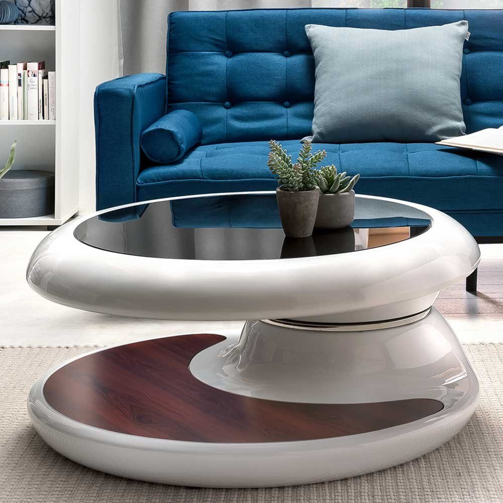 Pharao24 Couchtisch Xinzhu, mit runder Tischplatte