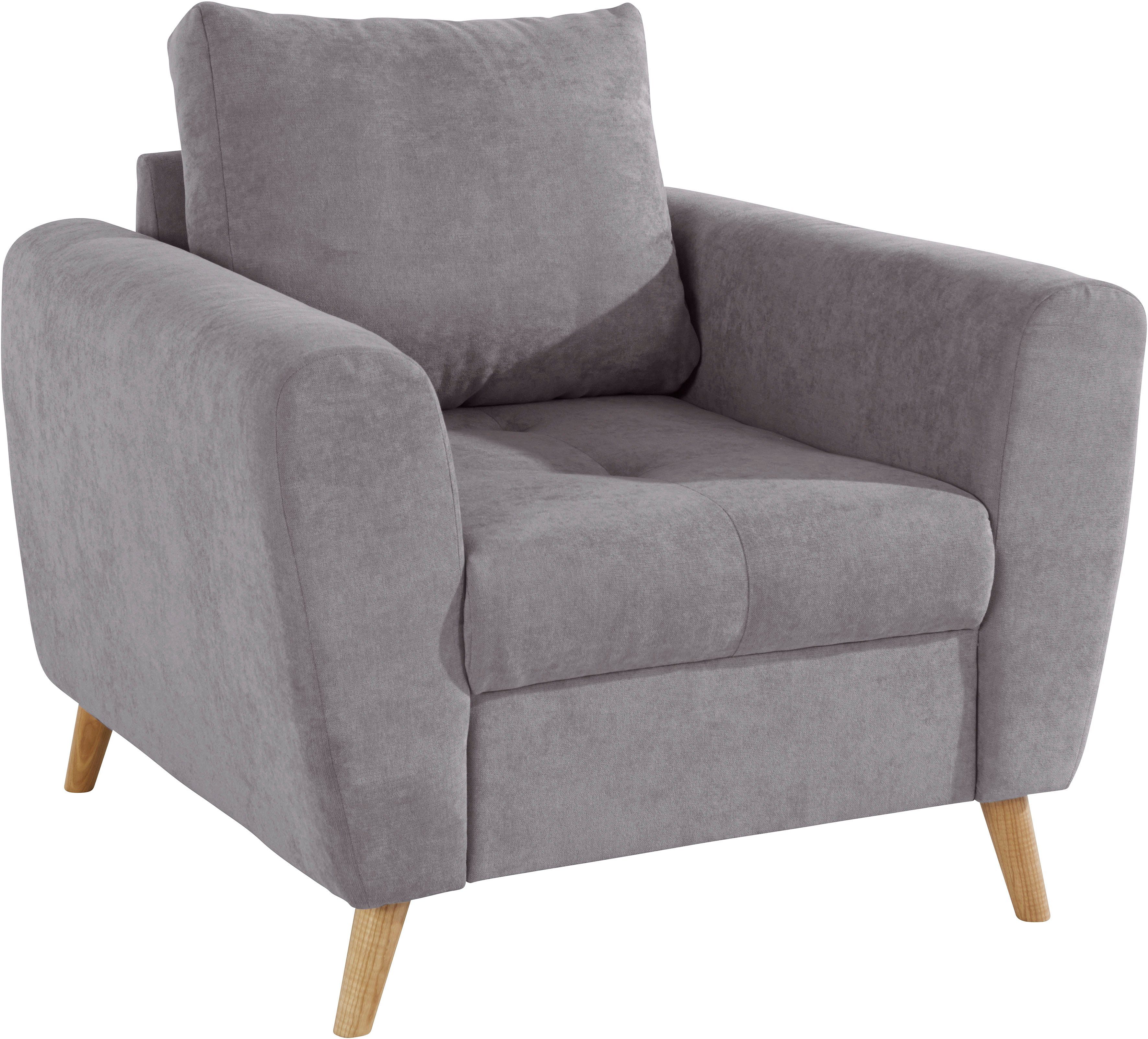 andas Sessel »Blackburn Luxus«, mit besonders hochwertiger Polsterung für bis zu 140 kg Belastbarkeit-Otto