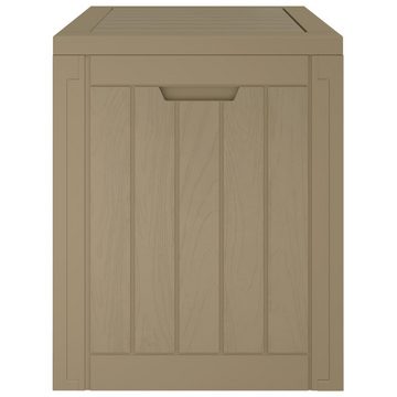 vidaXL Gartenbox Gartenbox Grau 55,5x43x53 cm Polypropylen