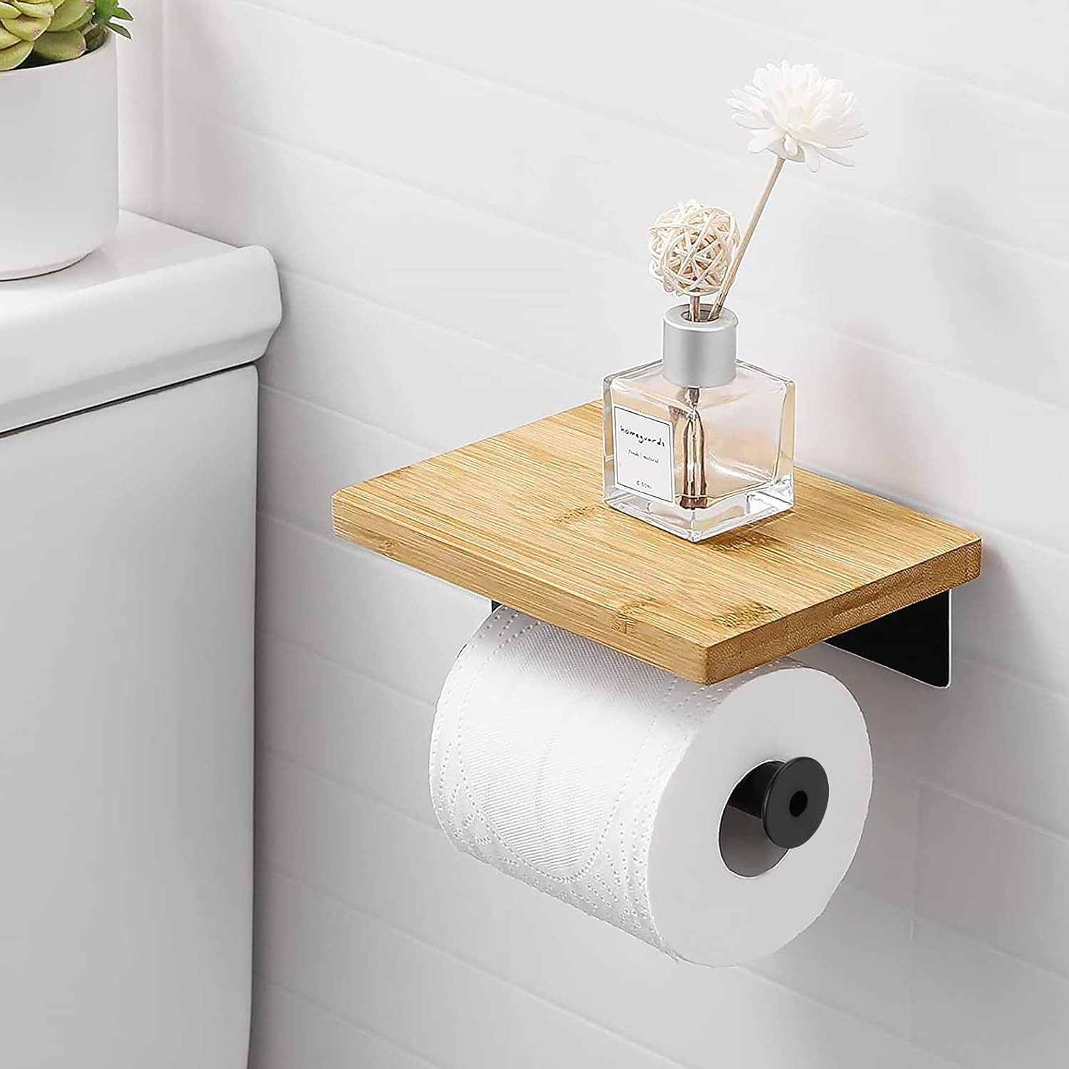 BlingBin Toilettenpapierhalter Klopapierhalter Klorollenhalter Ohne Bohren günstig online kaufen