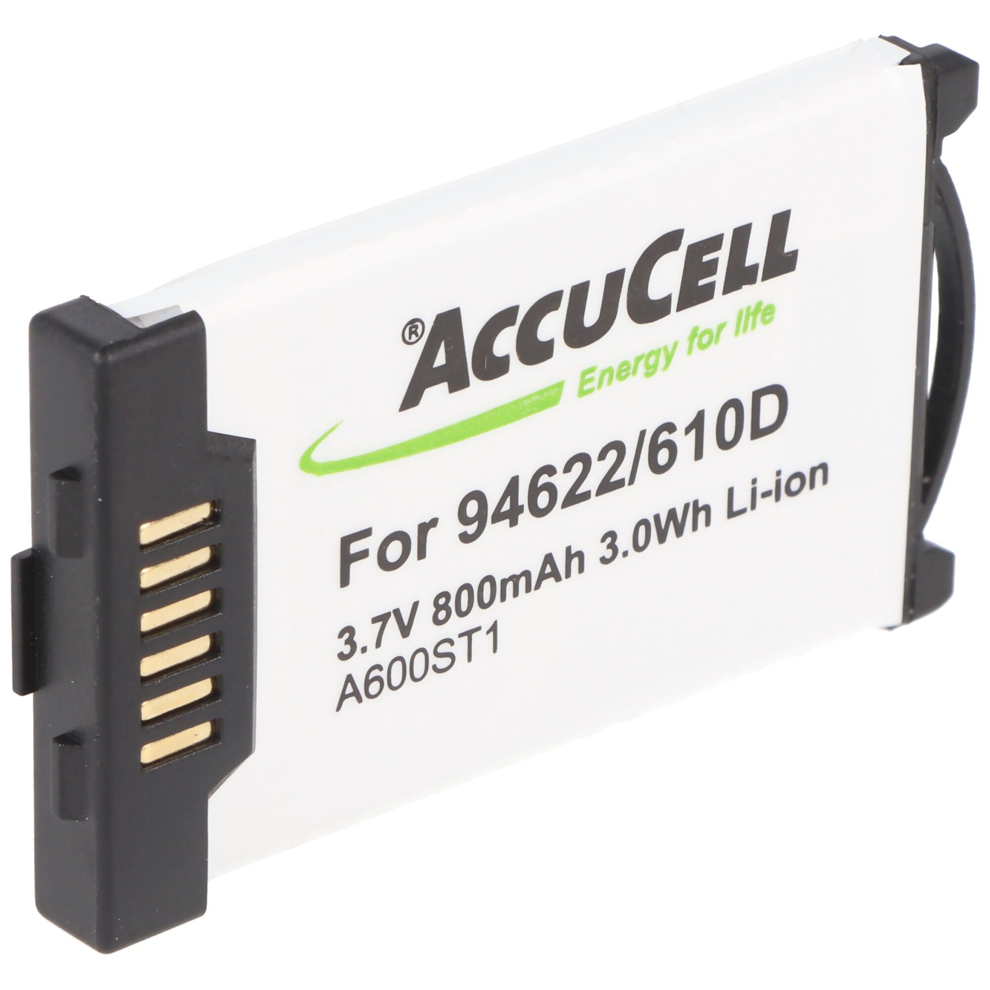AccuCell Akku passend für Aastra Typ A600ST1, 23-001059-00, 23-001080-00, DK51 Akku 800 mAh (3,7 V)