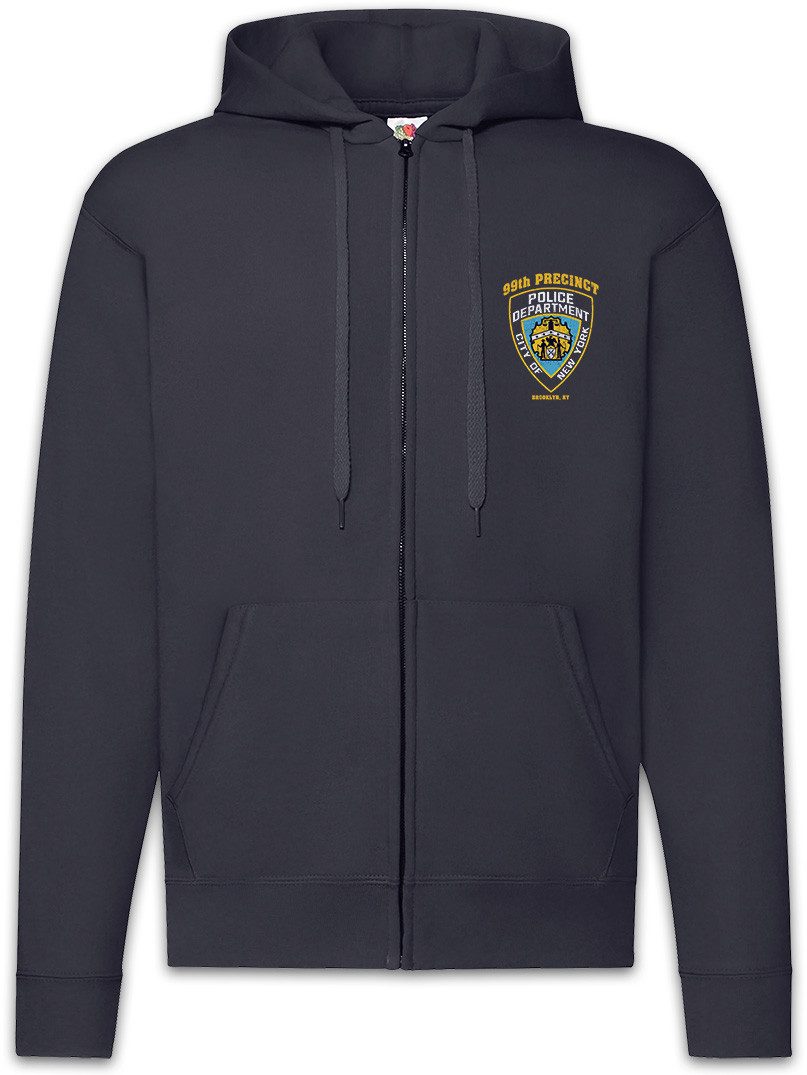 Urban Backwoods Sweatjacke Police Badge 99th Precinct Zipper Hoodie Brooklyn Peralta B99 Nine (1-tlg) Nine 99 Nine-Nine TV