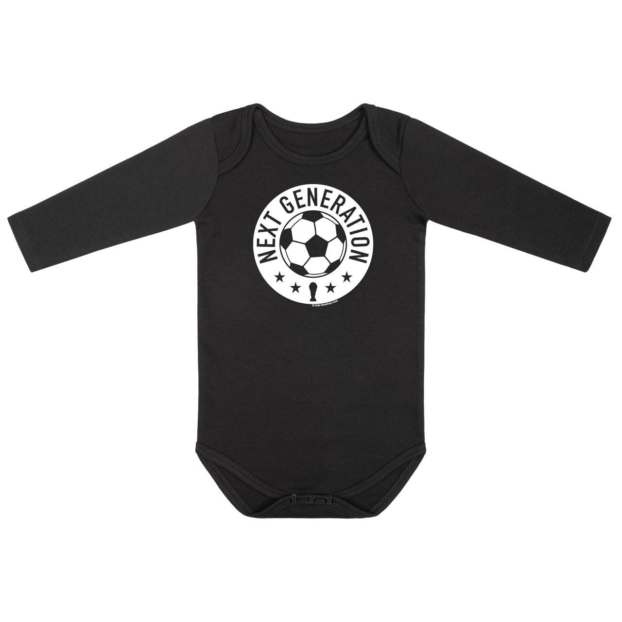 Kids-Fanshop Langarmbody mit Fussball (Next Generation) Aufdruck für Babys (0–24 M)