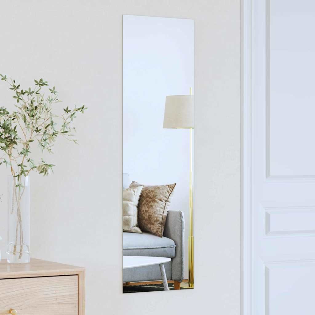 vidaXL Spiegel Wandspiegel Rechtwinklig 30 x 100 cm Gehärtetes Glas (1-St)