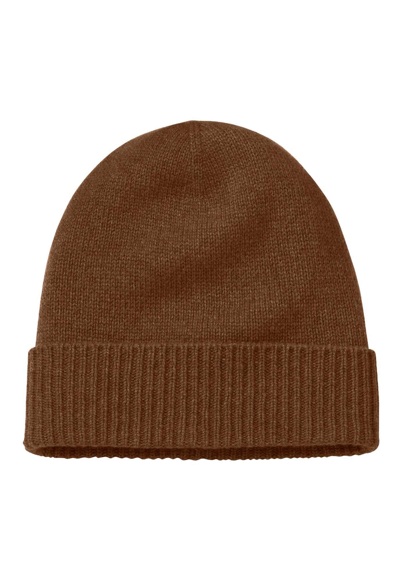 Hessnatur Strickmütze BetterRecycling aus reinem Kaschmir (1-St)