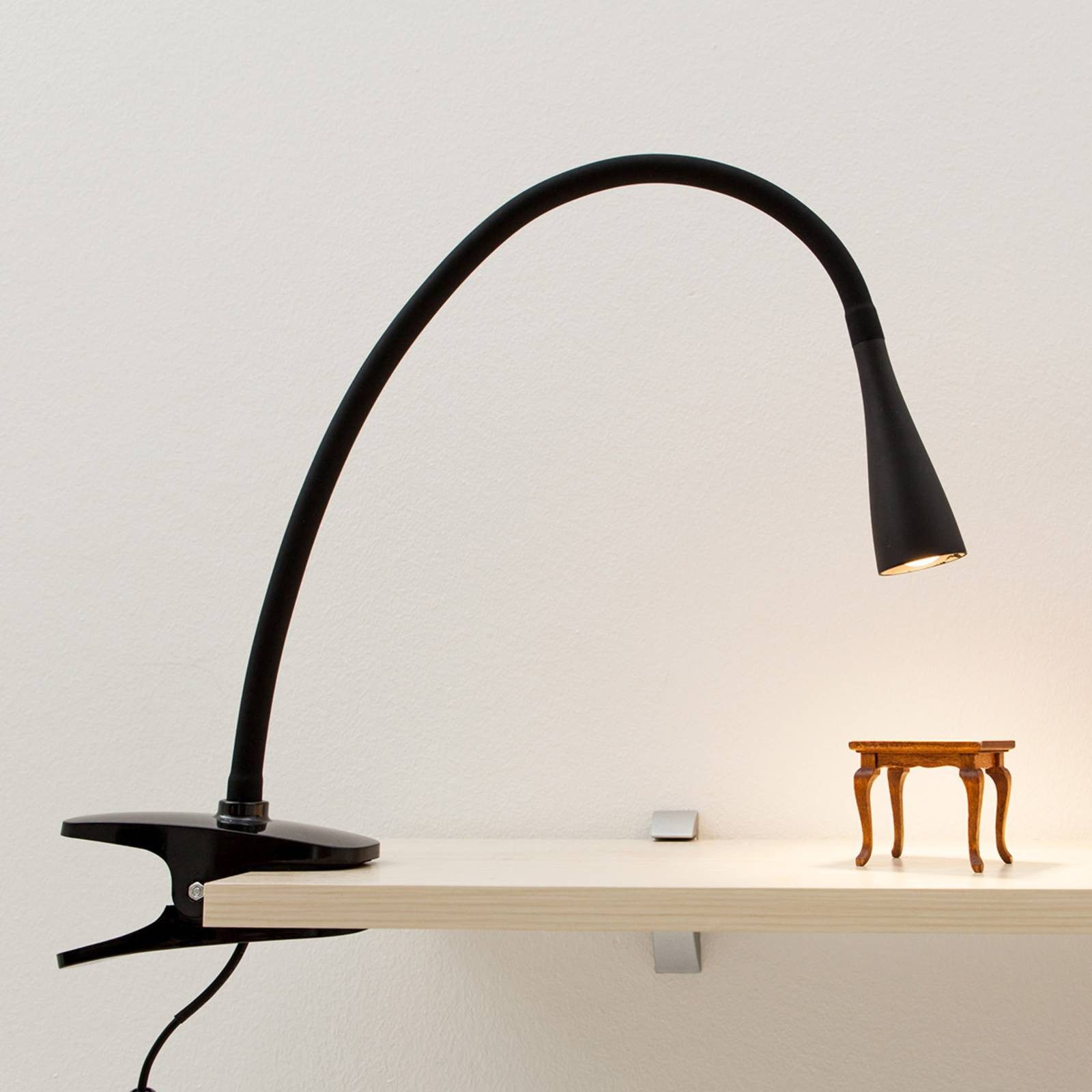 Lindby Klemmleuchte Baris, 1 x 3 W LED, warmweiß