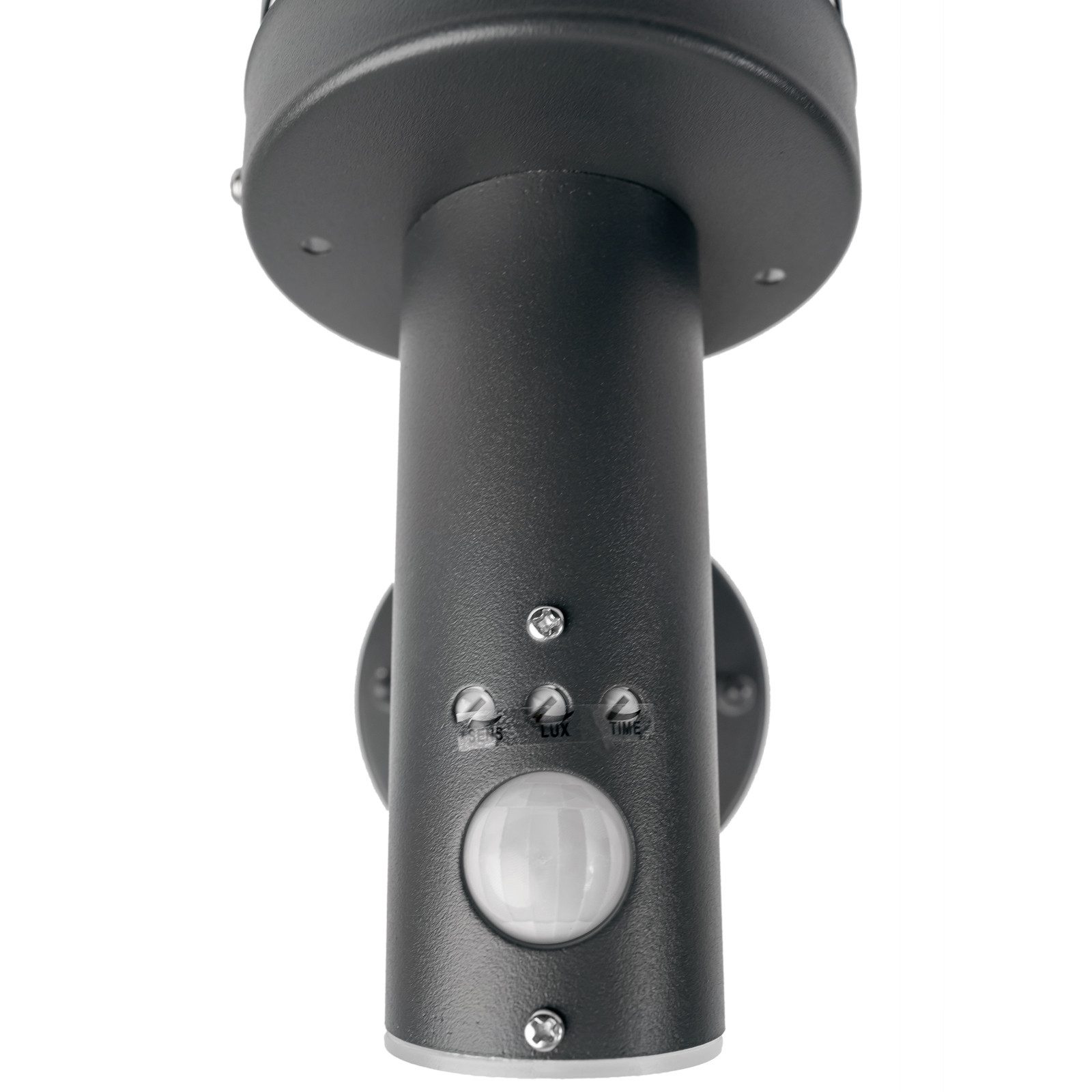 Grafner Wandleuchte Wandlampe Edelstahl mit Bewegungsmelder Anthrazit WL11003 Wandleuchte, ohne Leuchtmittel – Bild 4 von 5