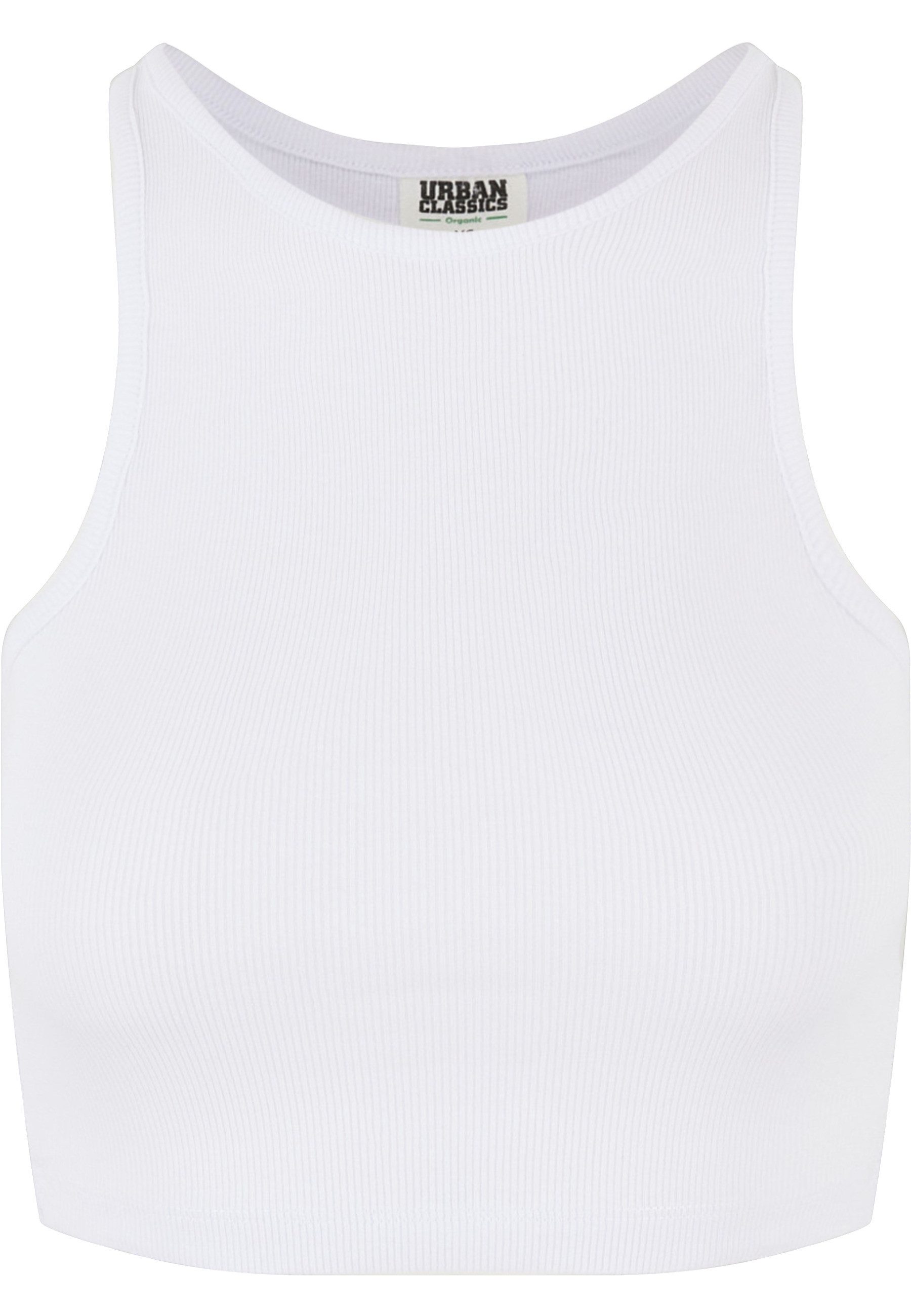 URBAN CLASSICS Tanktop Urban Classics Ladies Organic Cropped Rib Top 2-Pack – Bild 2 von 5