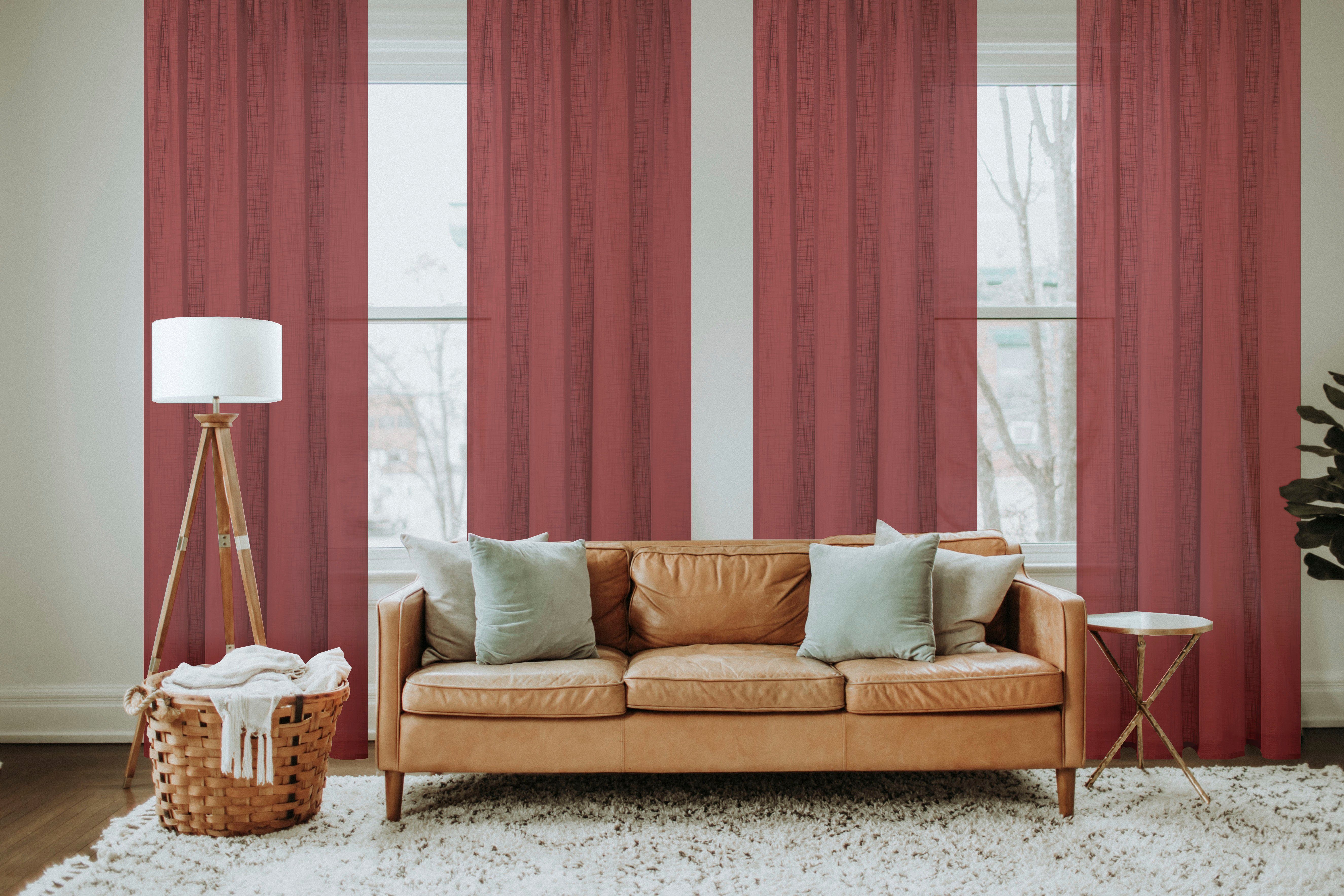 Home Basics Vorhang SOFTY (1 St), Ösen, halbtransparent, Ösenschal SOFTY Uni