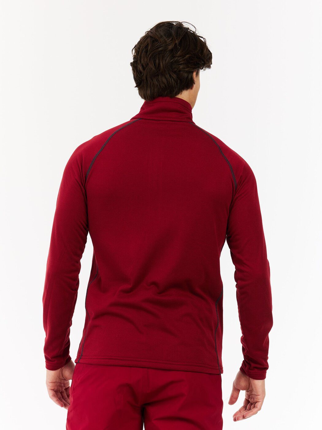 Protest Rollkragenpullover PRTRekody 1/4 zip active top 495 Velvet Red