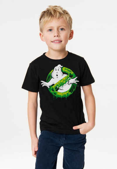 LOGOSHIRT T-Shirt Ghostbusters – Slime Logo mit coolem Print