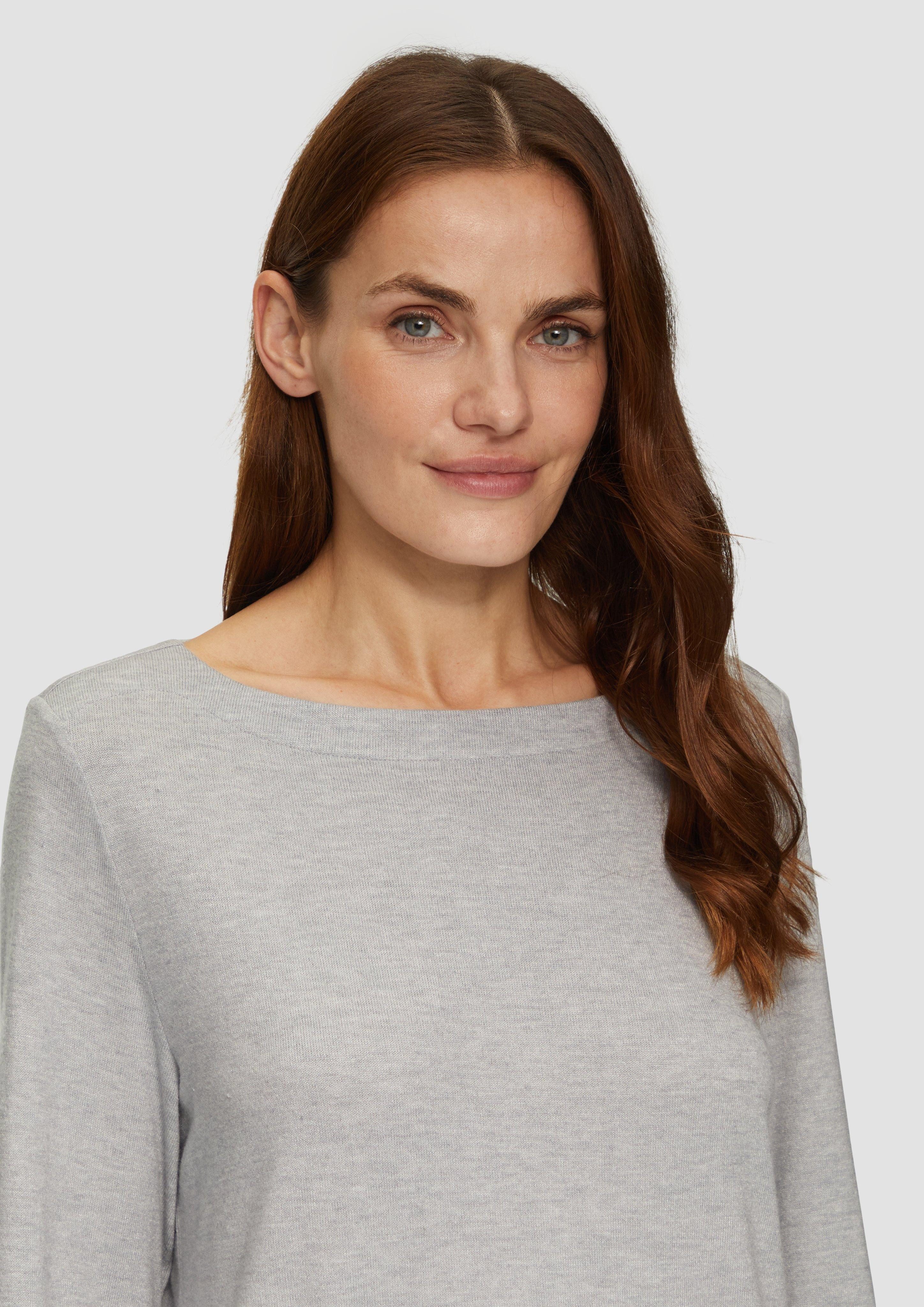 s.Oliver Langarmshirt Weiches Longsleeve aus Jerseystrick günstig online kaufen