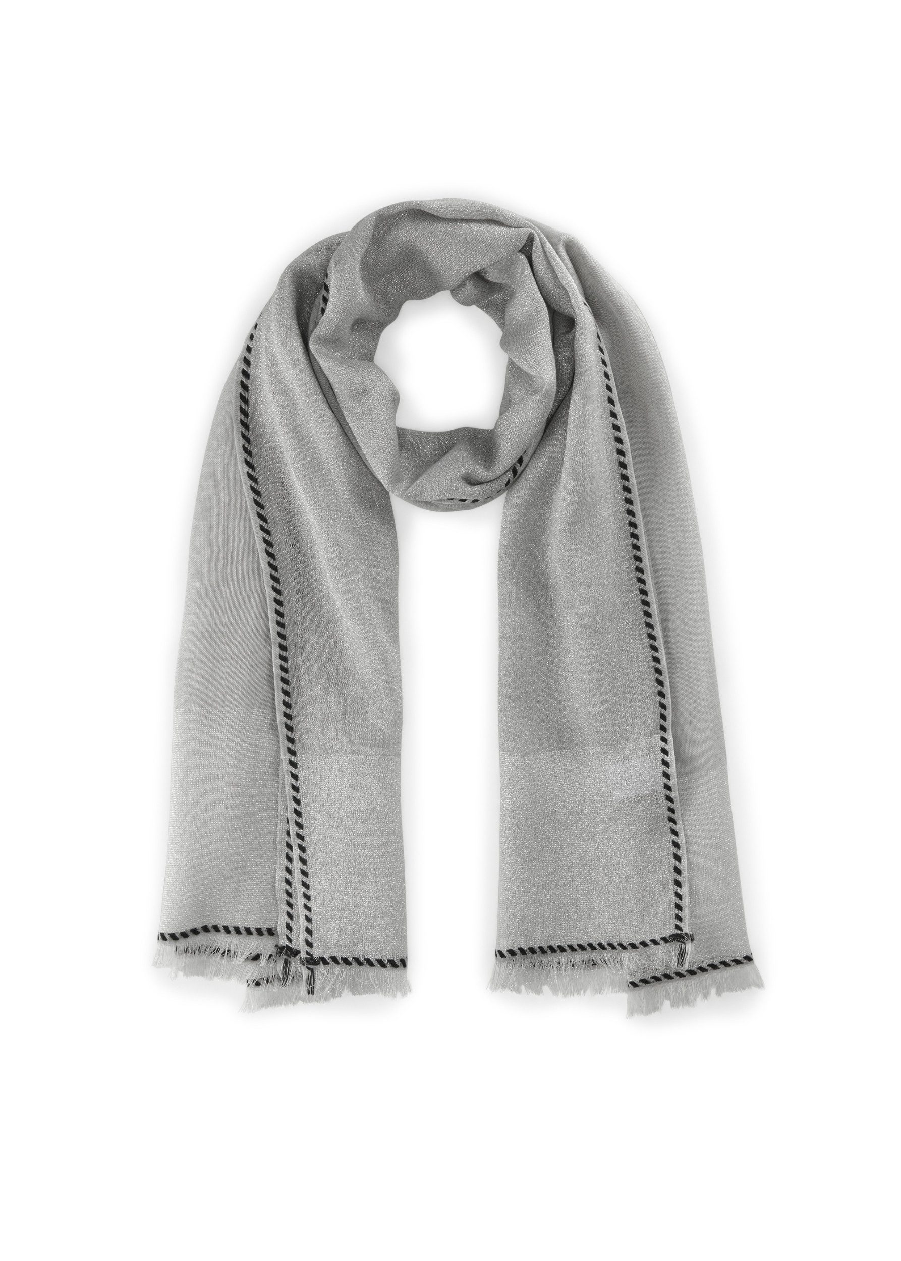 Schal WOVEN SCARF COTTON/METALLIC YARN FR