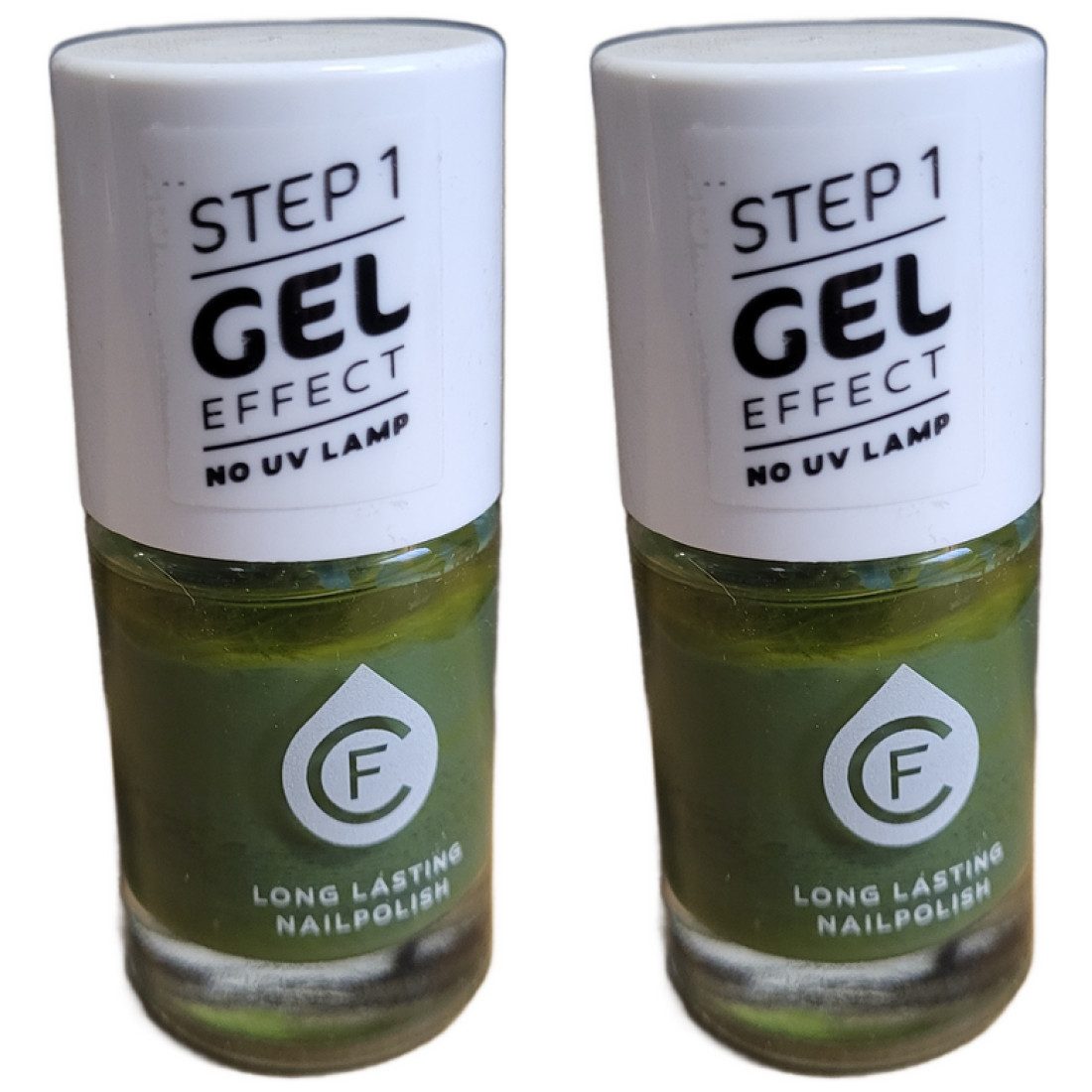 CF Nagellack 2 x CF Gel Effekt Nagellack 11ml - Farbe: 502 grün