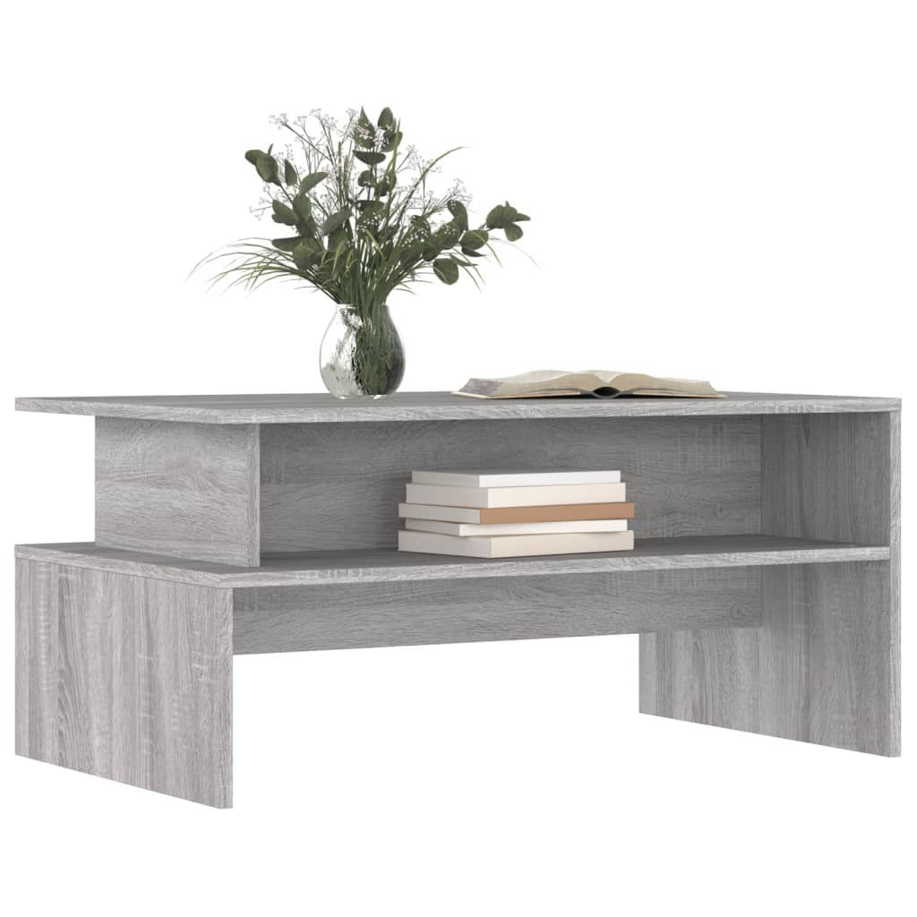 Grau Grau Couchtisch Sonoma Holzwerkstoff Grau (1-St) cm | Sonoma vidaXL Couchtisch 90x55x42,5 Sonoma