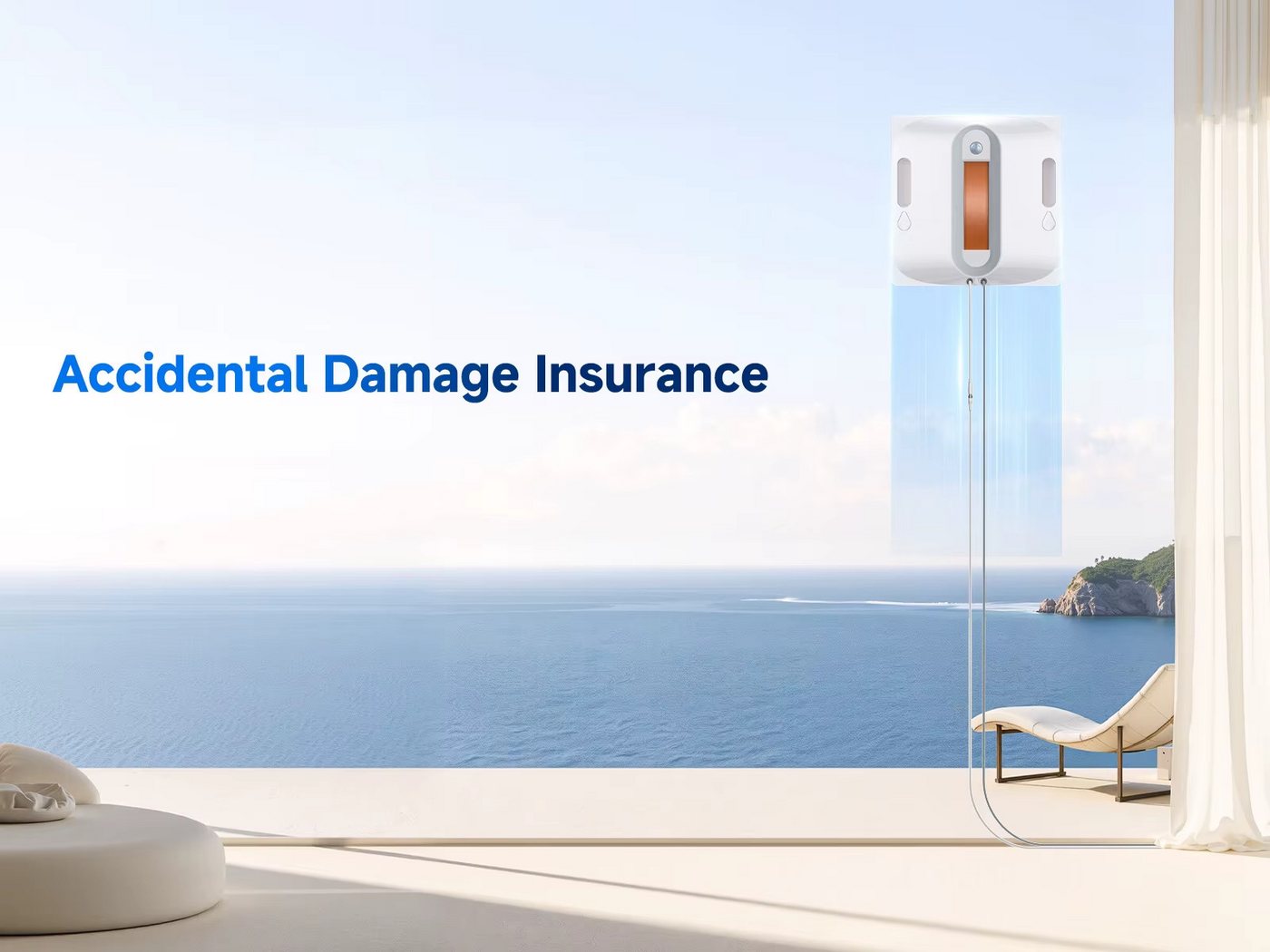 Athlix Fensterputzroboter Roboter-Fensterreiniger, automatisch Fenster Reiniger Fenster Fliesen, Kantenreinigung, Routenplanung, Mehrstufiges Sicherheitssystem weiß