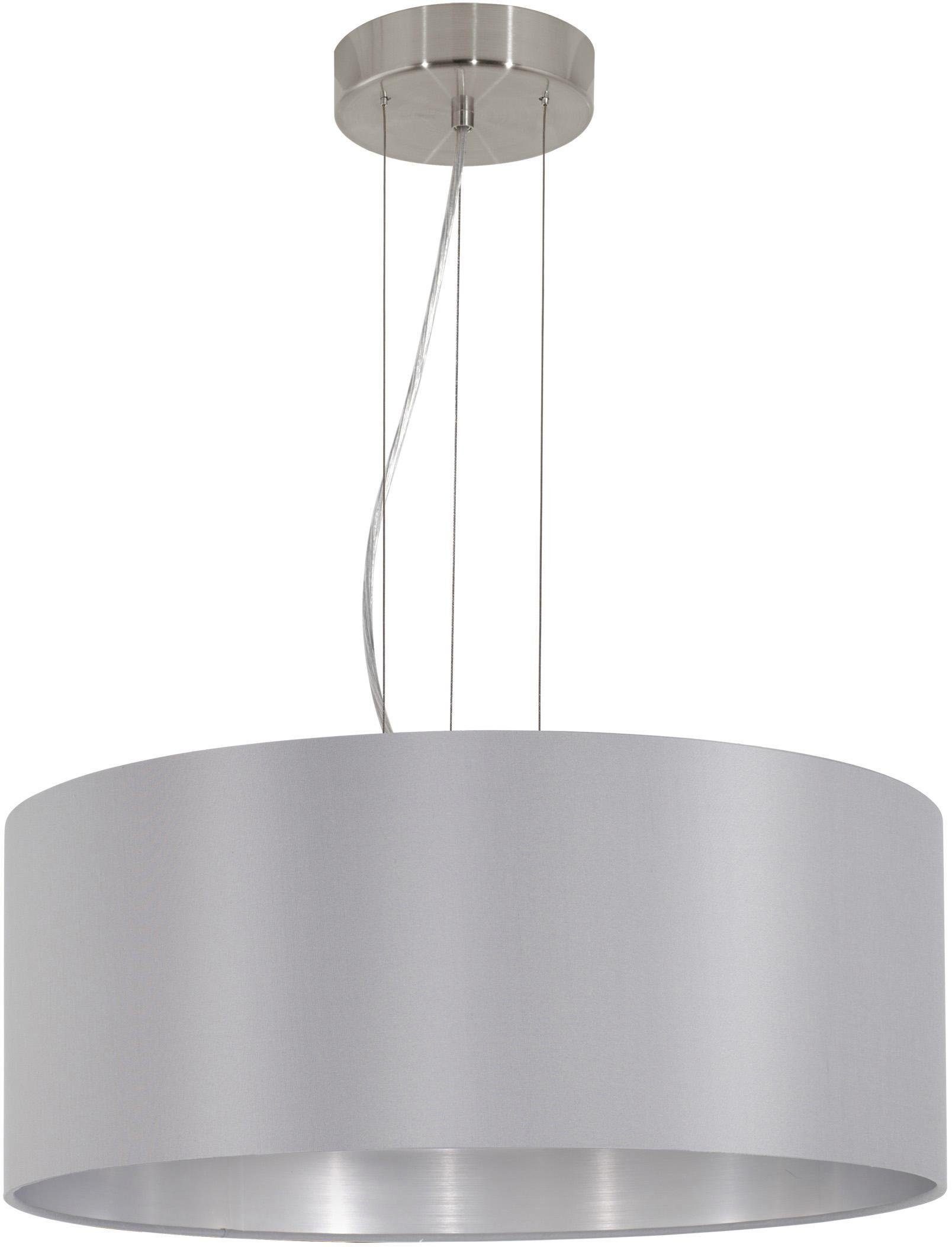EGLO Hängeleuchte MASERLO, Leuchtmittel wechselbar, ohne Leuchtmittel, Pendelleuchte, Pendellampe, Wohnzimmer, Esszimmer, gemütlich, 110x53cm