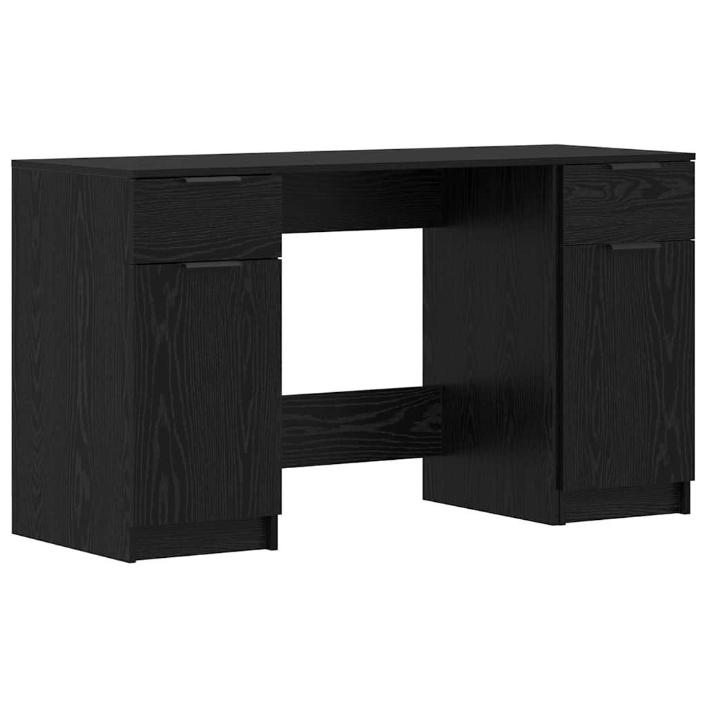 vidaXL Schreibtisch Schreibtisch Schwarze Eiche 133 günstig online kaufen