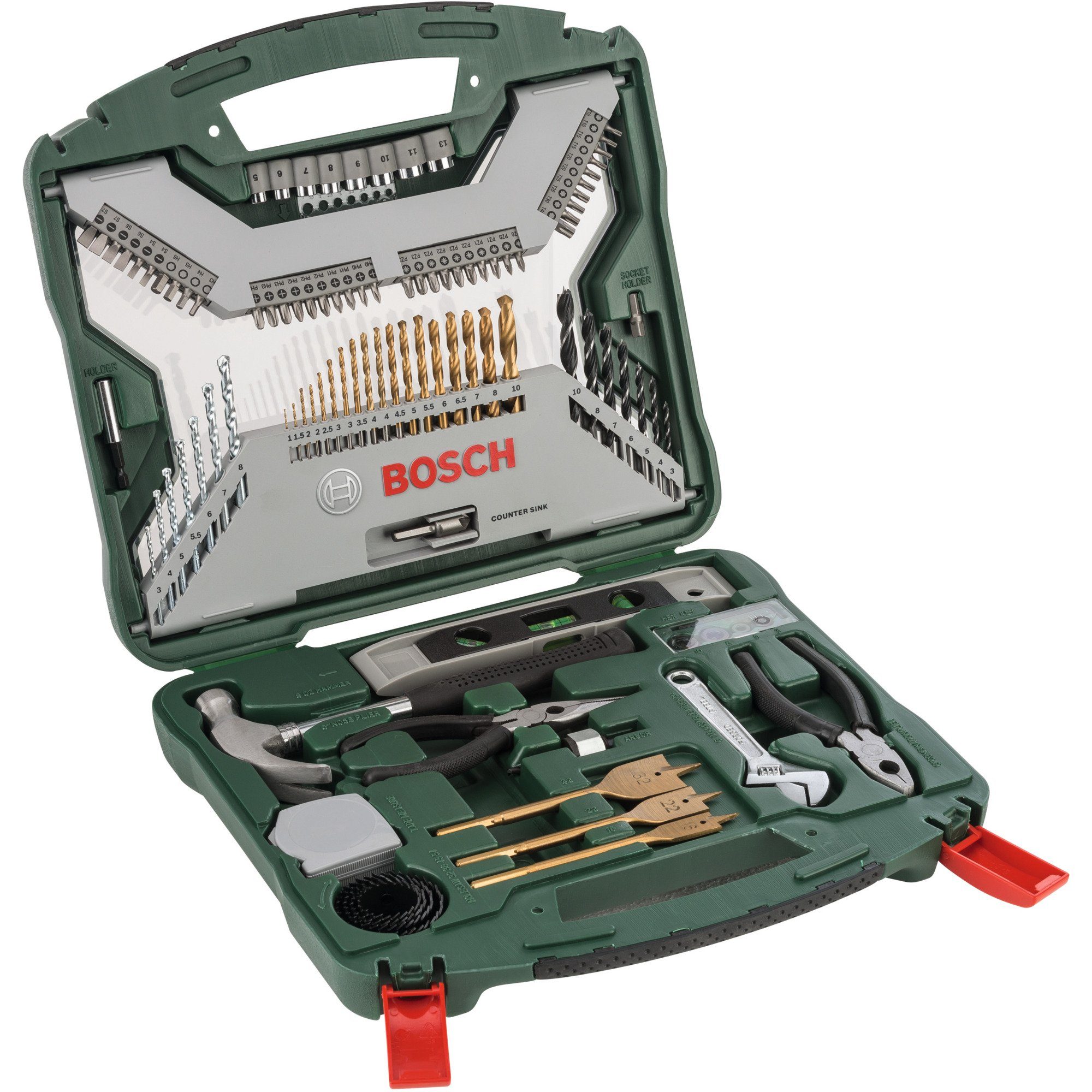 Bosch Professional Bohrer- und Bitset Bosch Heimwerken & Garten X-Line Titanium Bohrer-