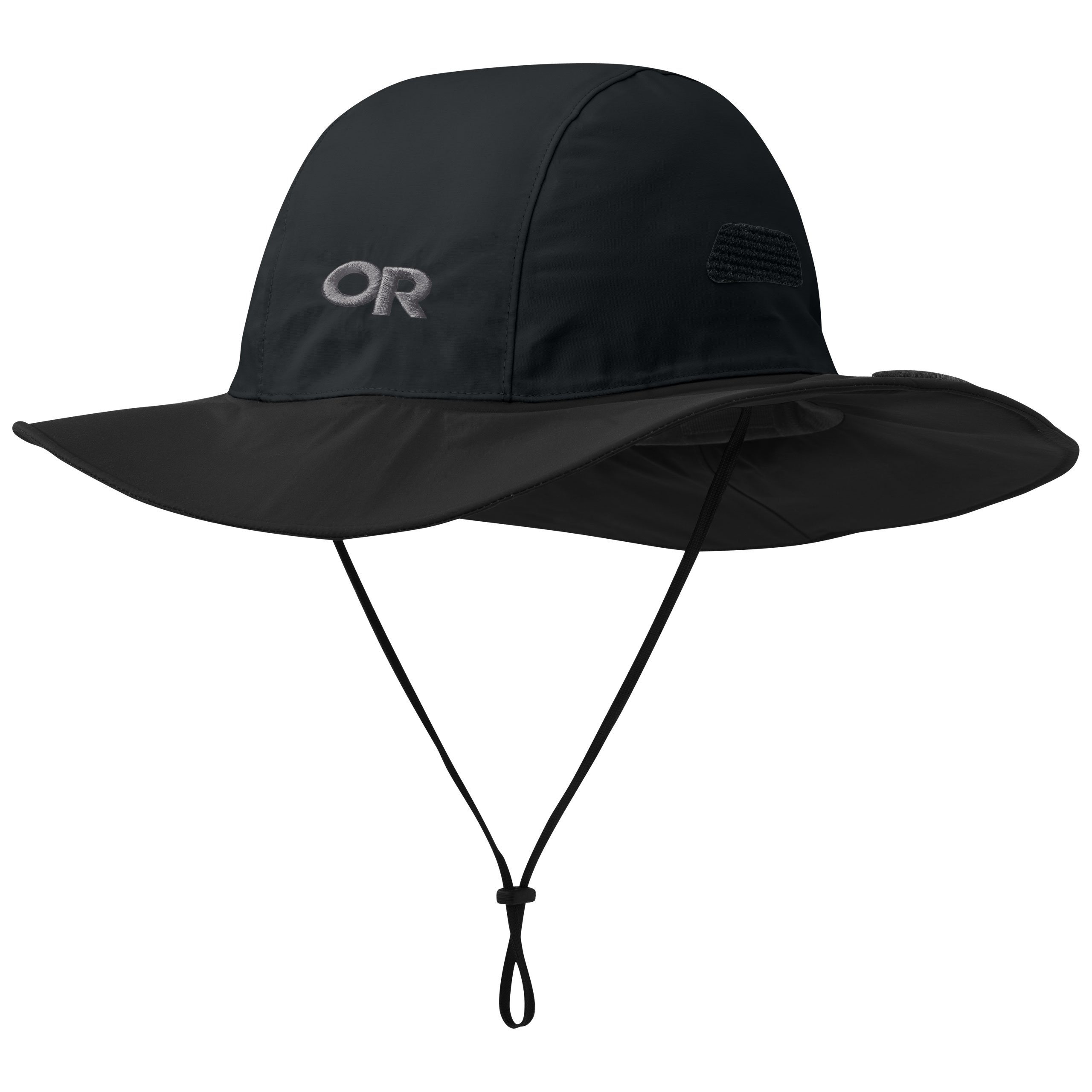 Hat Research black Seattle Outdoorhut RESEARCH Regenhut Rain - OUTDOOR Outdoor leichter