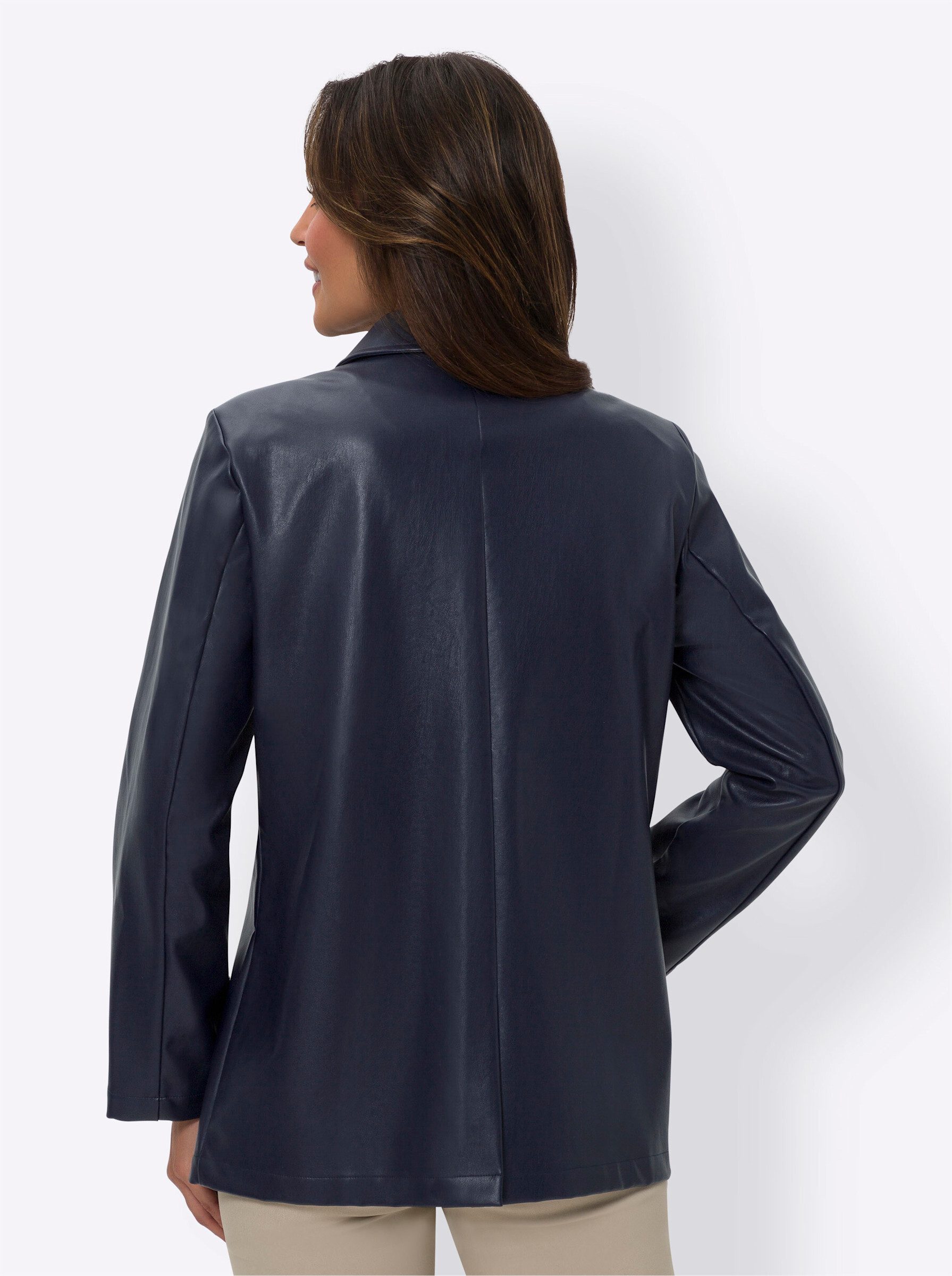 Sieh an! Allwetterjacke Lederimitatjacke günstig online kaufen