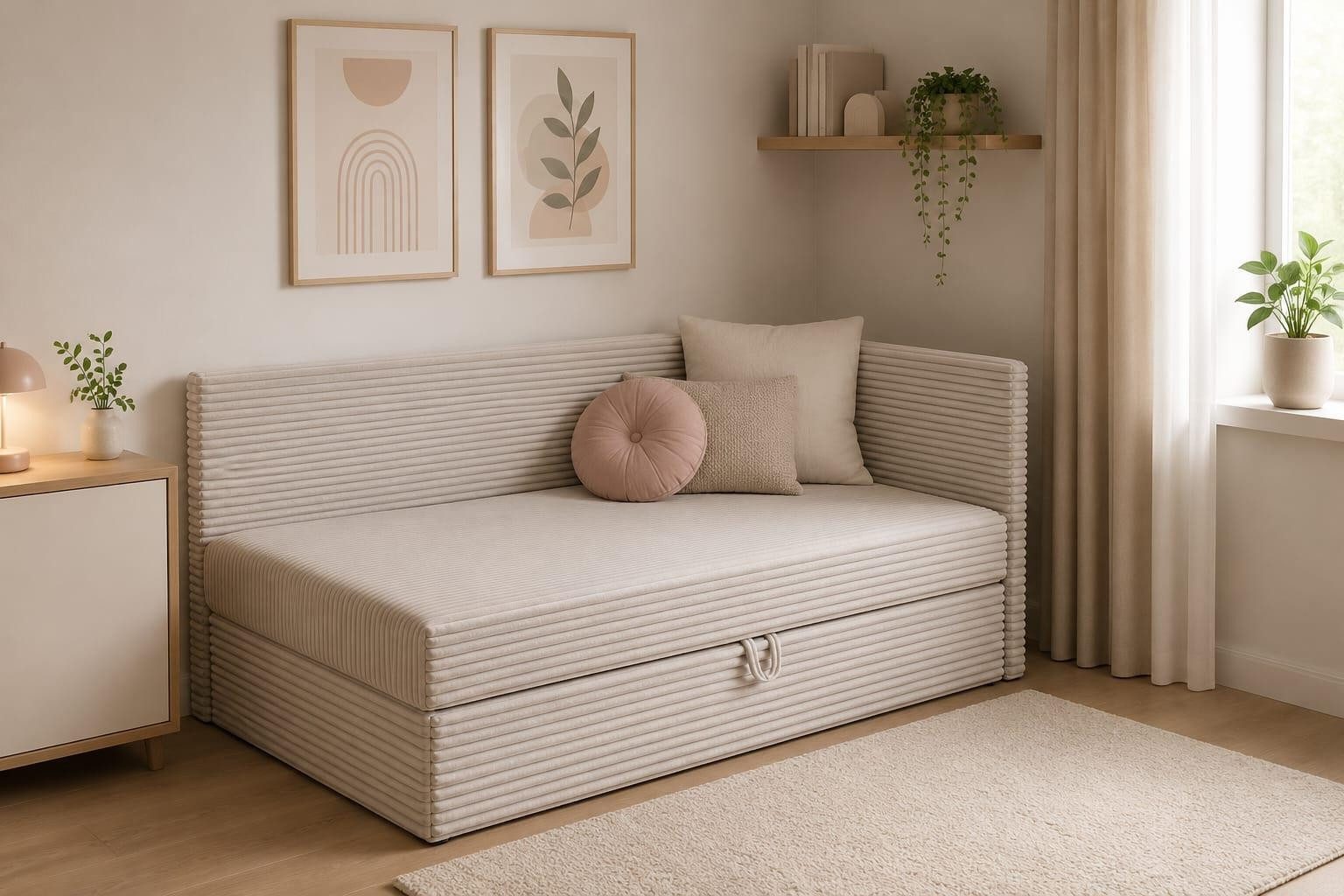 B&B Home Boxspringbett Boxspringbett Tiliano rechts oder links 90 cm 120 cm (H3 Matratze Bonnellfederung, Kopfteil, Seitenteil und Bettkasten)
