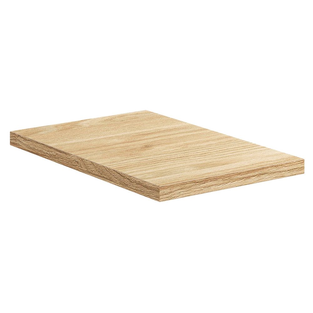 Lomadox Waschtischplatte OLUO-56, Abdeckplatte, 30x2,5,46cm, Eiche