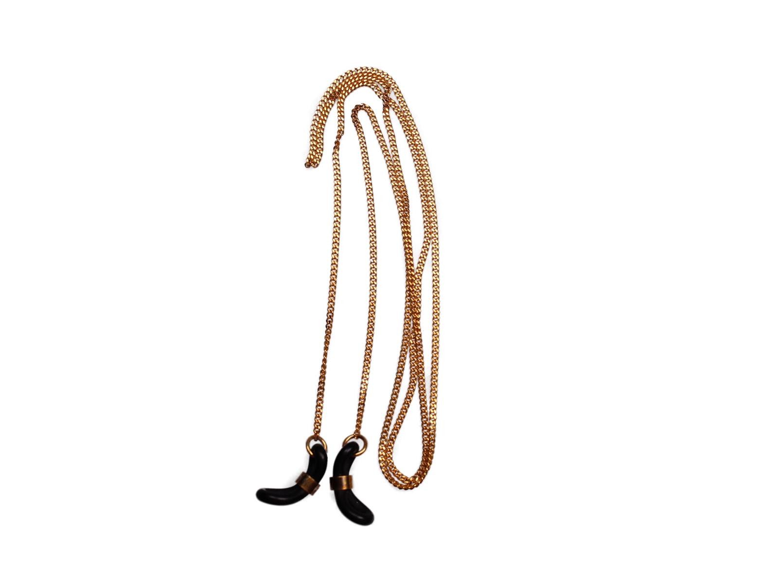 Brillenetui Brillenband aus Metall in Gold Nr. 19