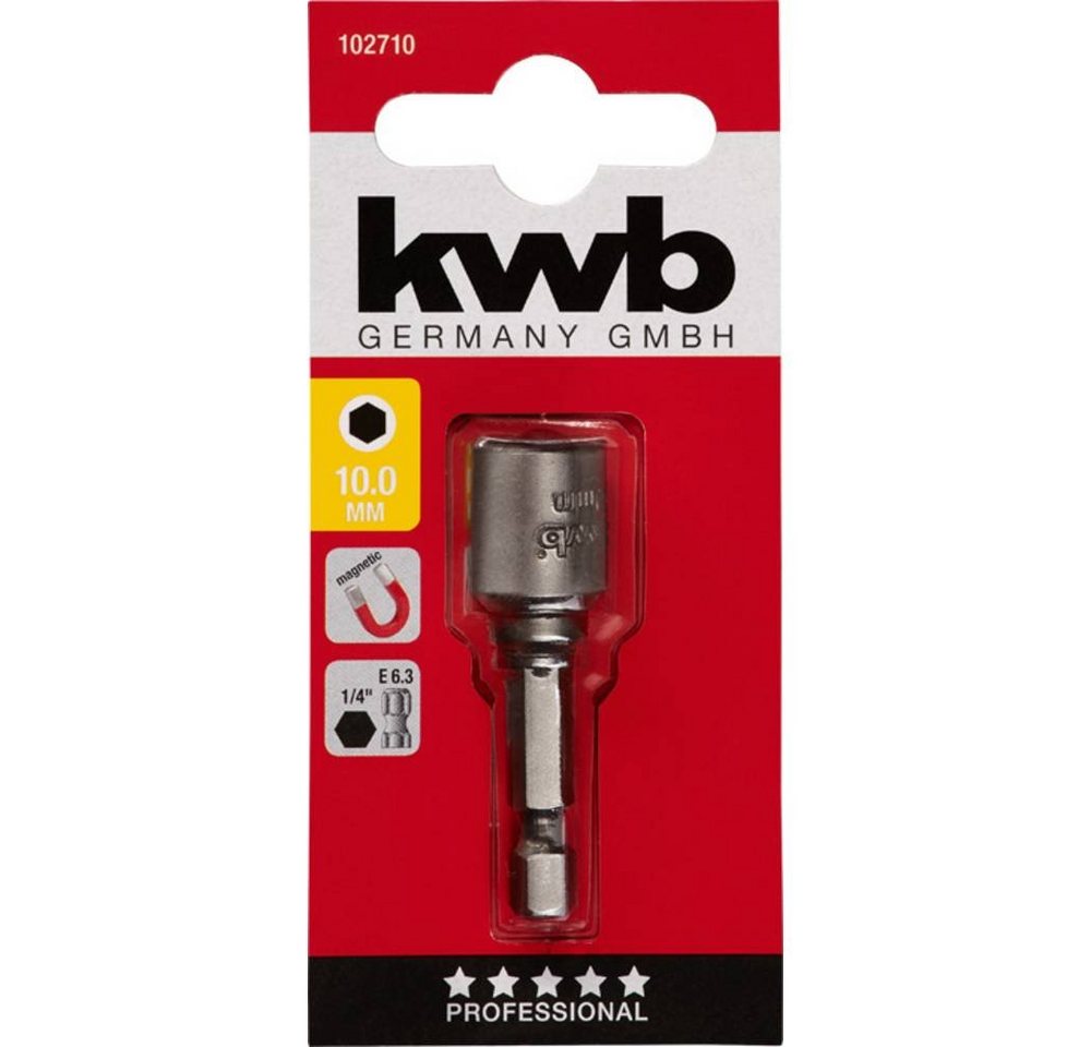 Thumbnail - kwb Steckschlüssel Sechskant-Steckschlüssel,10 mm