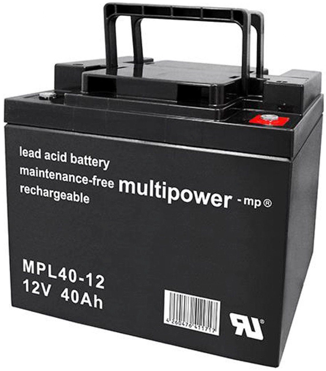 Multipower Multipower Blei-Akku MPL40-12 Pb 12V / 40Ah 10-Jahresbatterie Bleiakkus