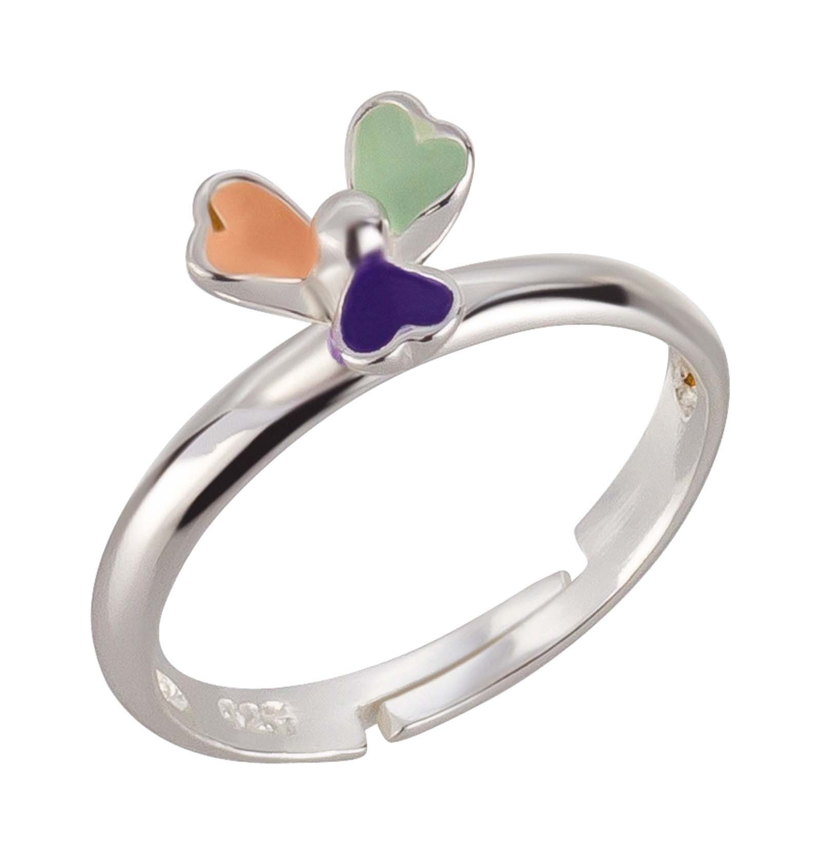 schmuck23 Fingerring Kinder Ring Blume 925 Silber, Kinderschmuck Silberring Mädchen Damen Geschenk