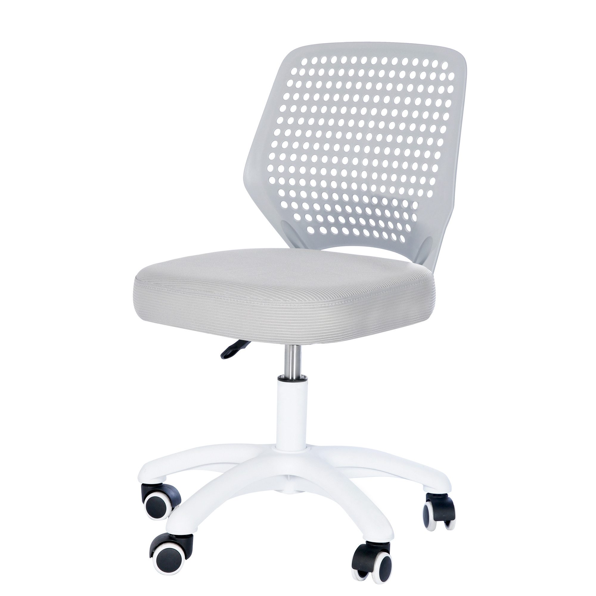 roba® Schreibtischstuhl Smart Grow Basic - Bürostuhl Kinder - Ergonomischer Drehstuhl (Stufenlos Höhenverstellbar), stabiles Gestell aus Metall - ab 3 Jahren - ideal für Schulkinder