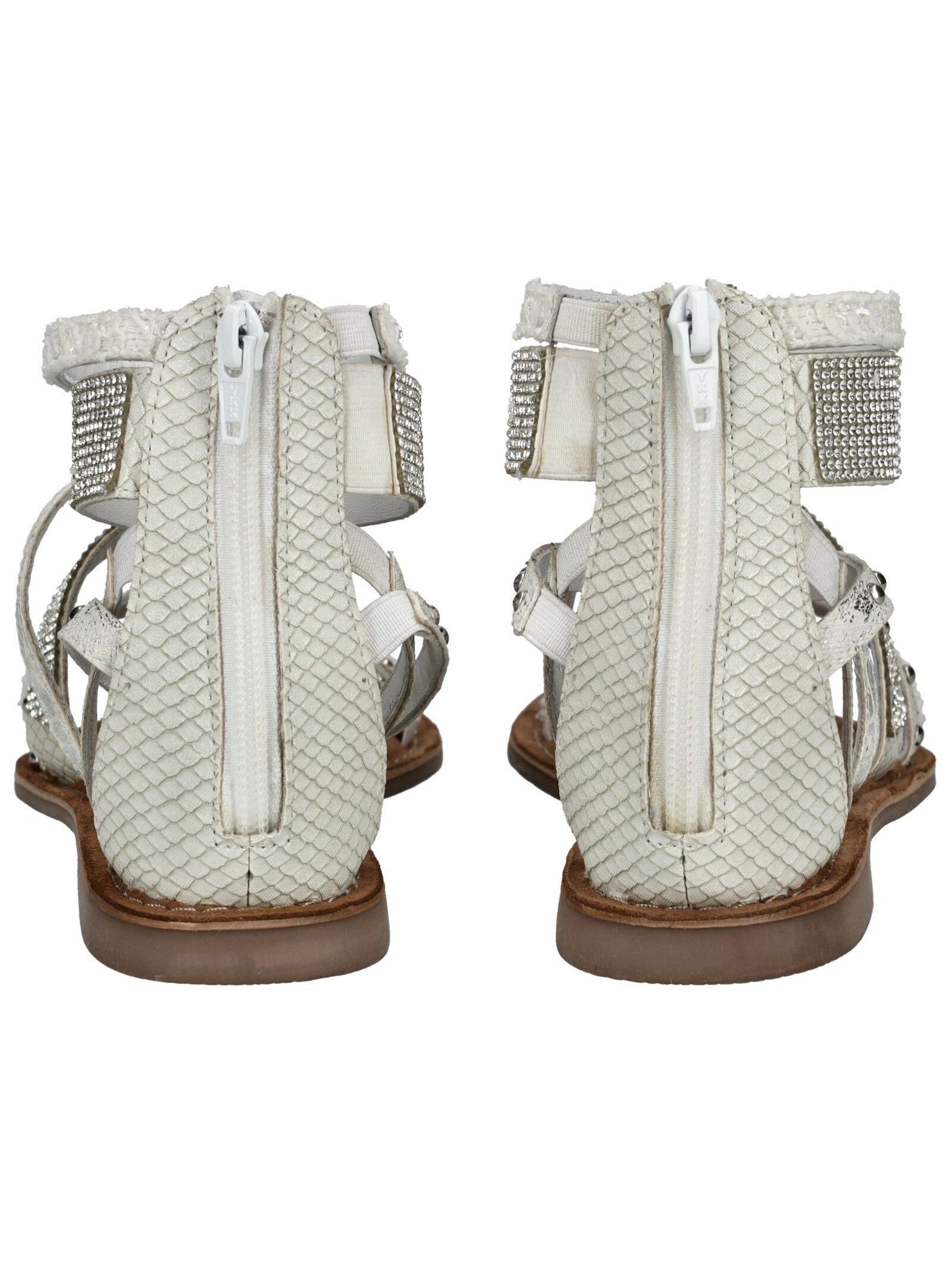 Lazamani Lazamani Sandalen Leder Schaftsandalette