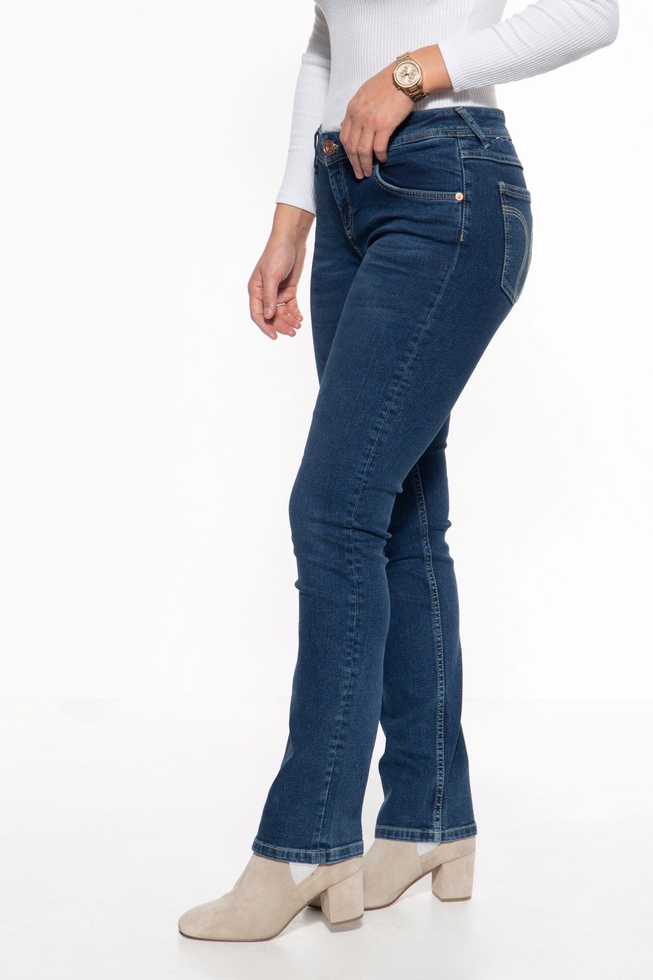 ATT Jeans Slim-fit-Jeans Stella (1-tlg) aus robustem Denim