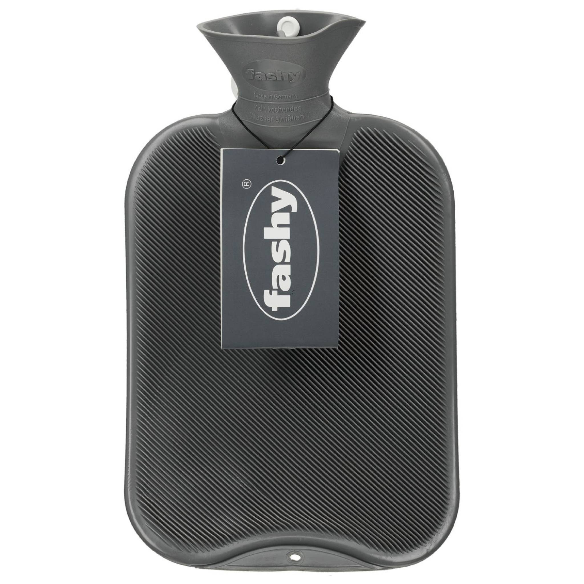Fashy Wärmflasche FASHY Wärmflasche Doppellamelle anthrazit 6460 PZN 10380699