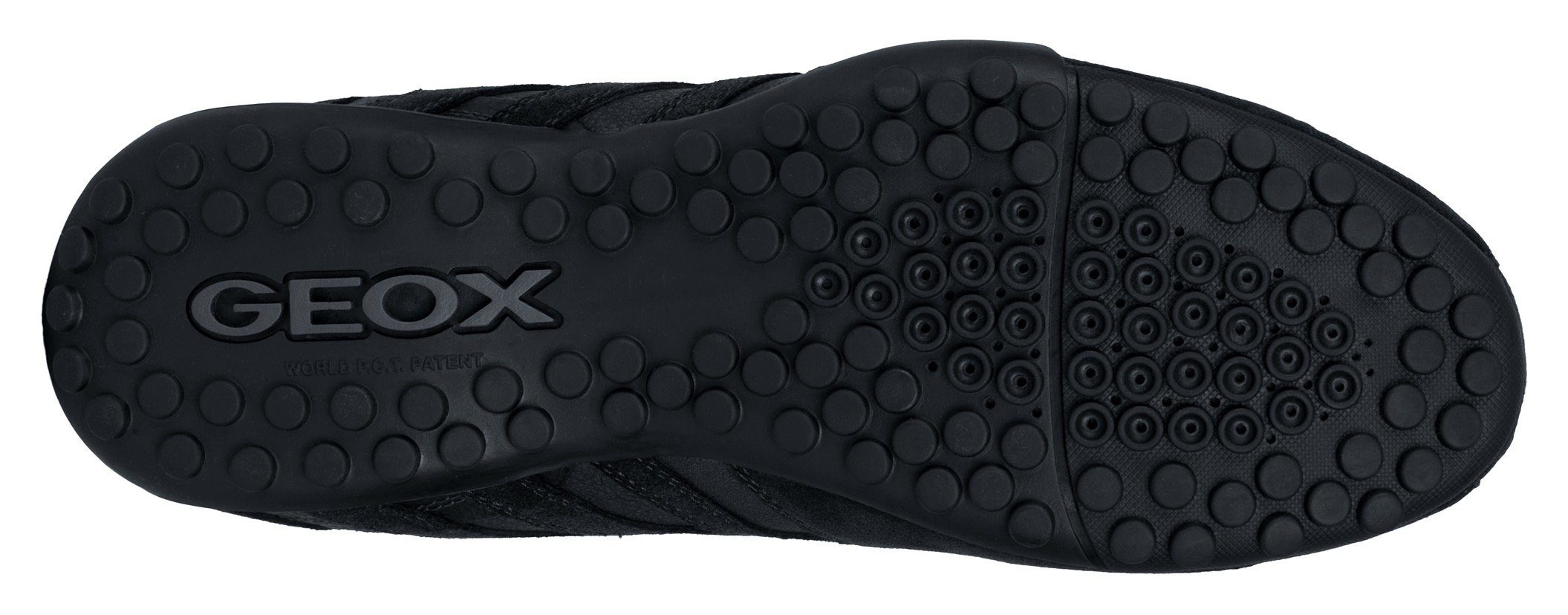 Geox Material-Mix Sneaker UOMO SNAKE schwarz im