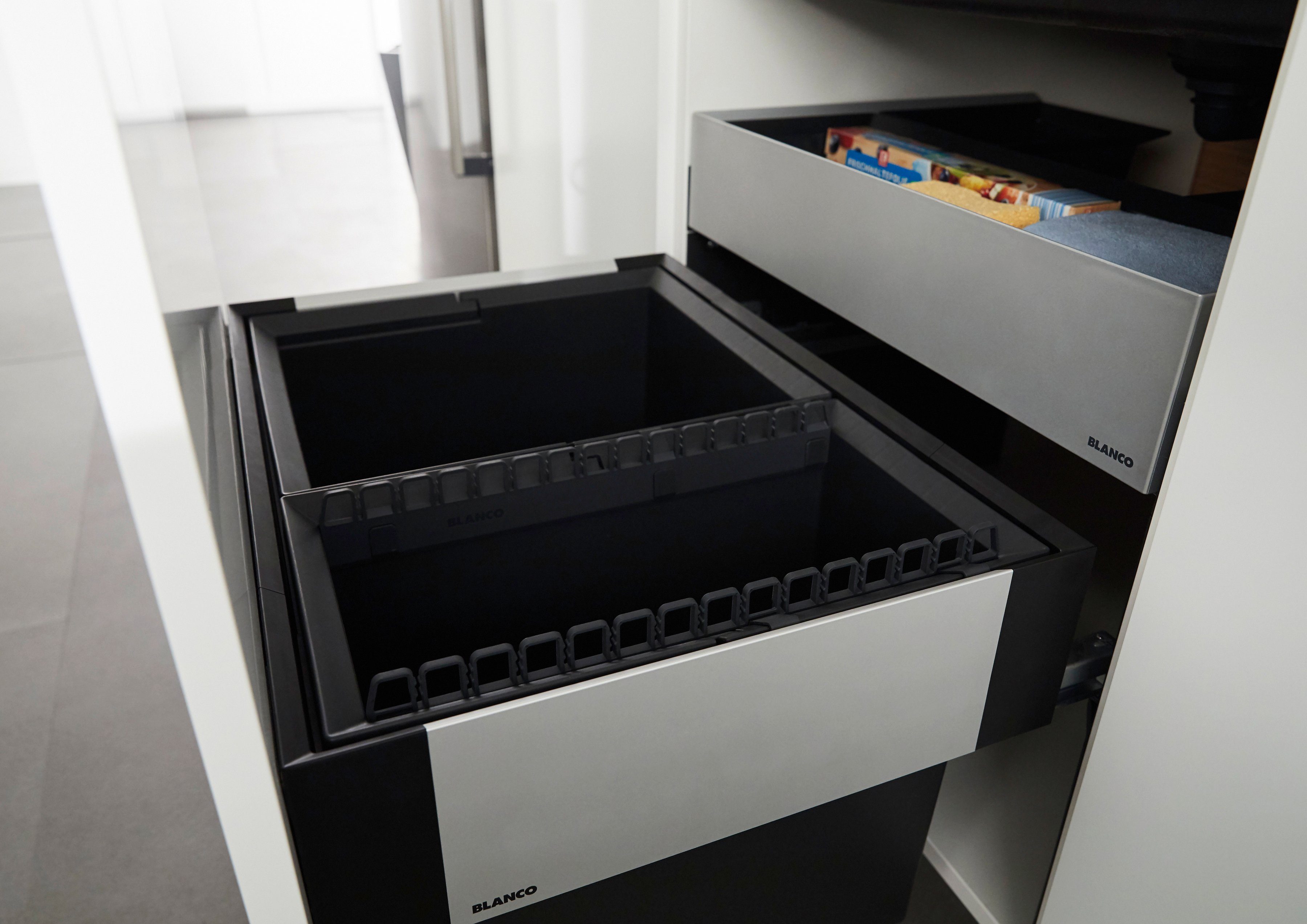 Blanco Mülltrennsystem Select II 60/4, Kunststoff, Stahlblech, 600 mm Untermass
