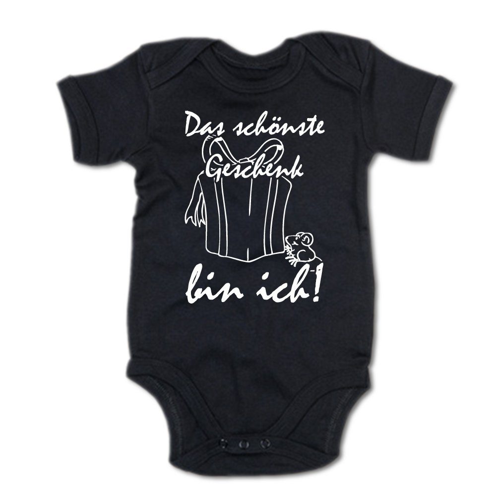 Ggraphics Kurzarmbody »Baby Body Das schönste Geschenk bin ich!« mit